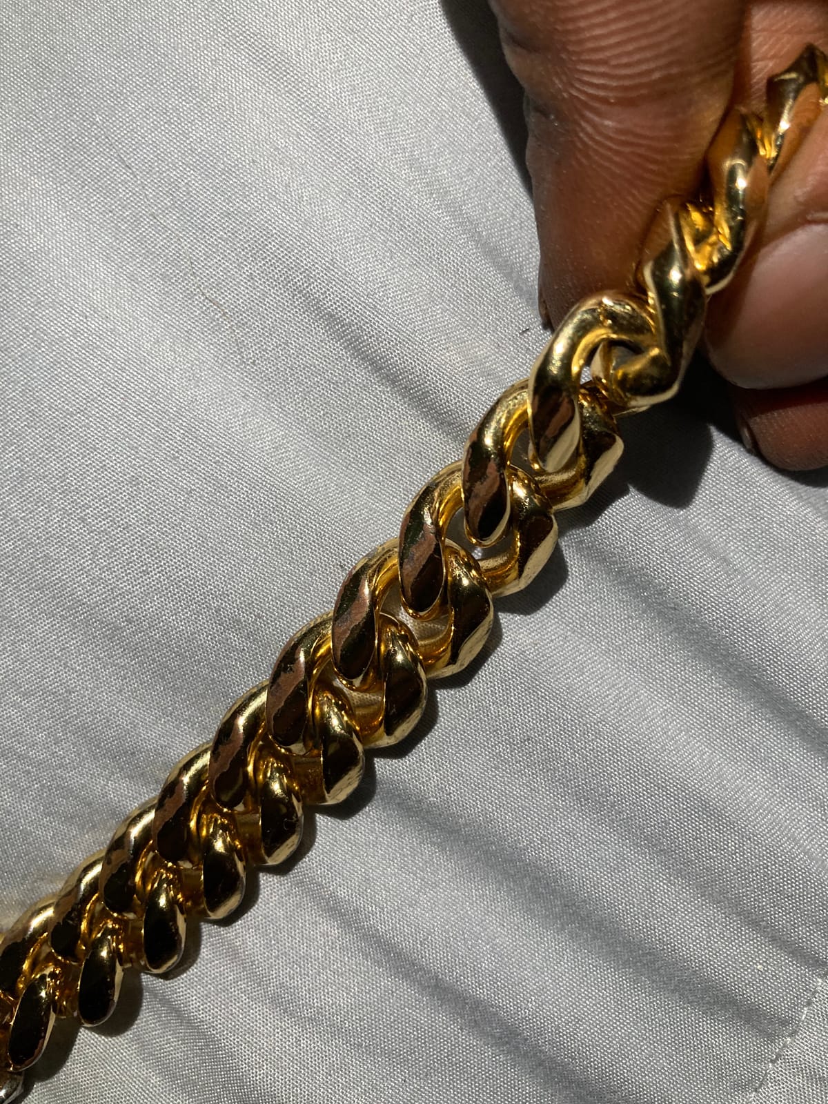Mens Cuban Link Chain 15mm Premium Stainless Steel Miami Curb Necklace customer photo 2