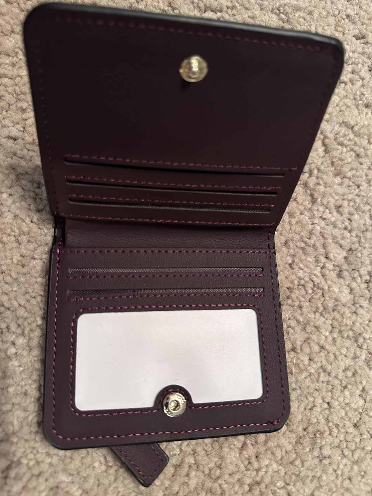 Toughergun Women’s Small Slim Leather Wallet with RFID Protection, Compact Bifold Mini Purse with Clear ID Window customer photo 2