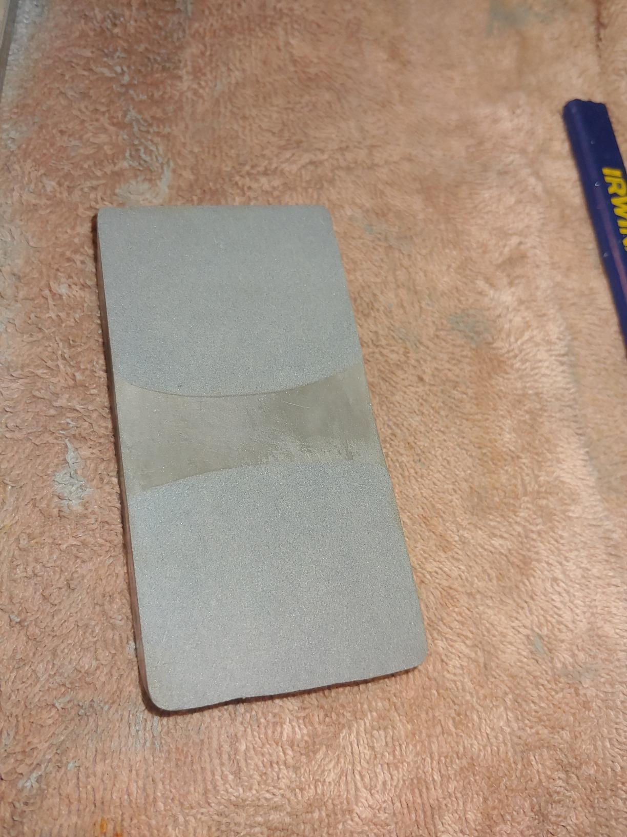 SCOTTCHEN Diamond Flattening Stone Lapping Plate Double-sided Extra Large 10x3 inch (120&180) Grit Diamond Sharpening Plate Fixing Stone Flattener customer photo 2