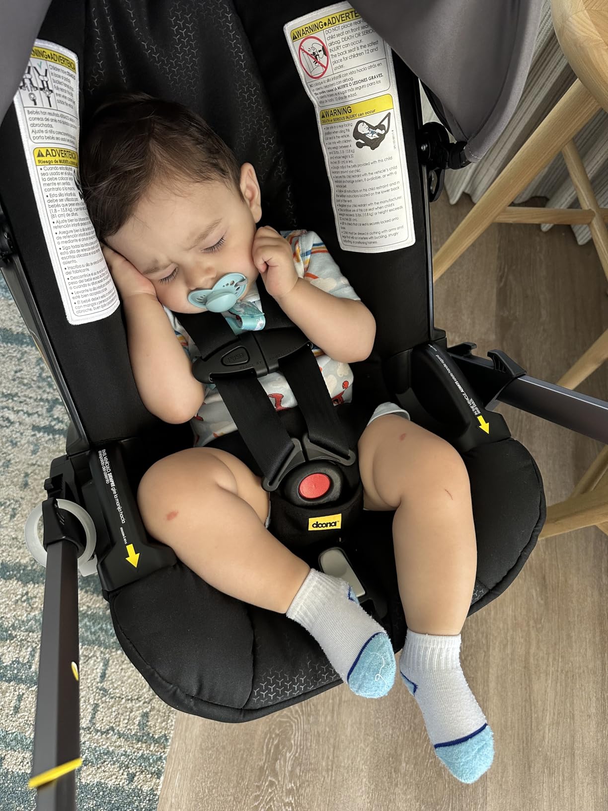 Doona Car Seat & Stroller, Nitro Black - All-in-One Travel System customer photo 2