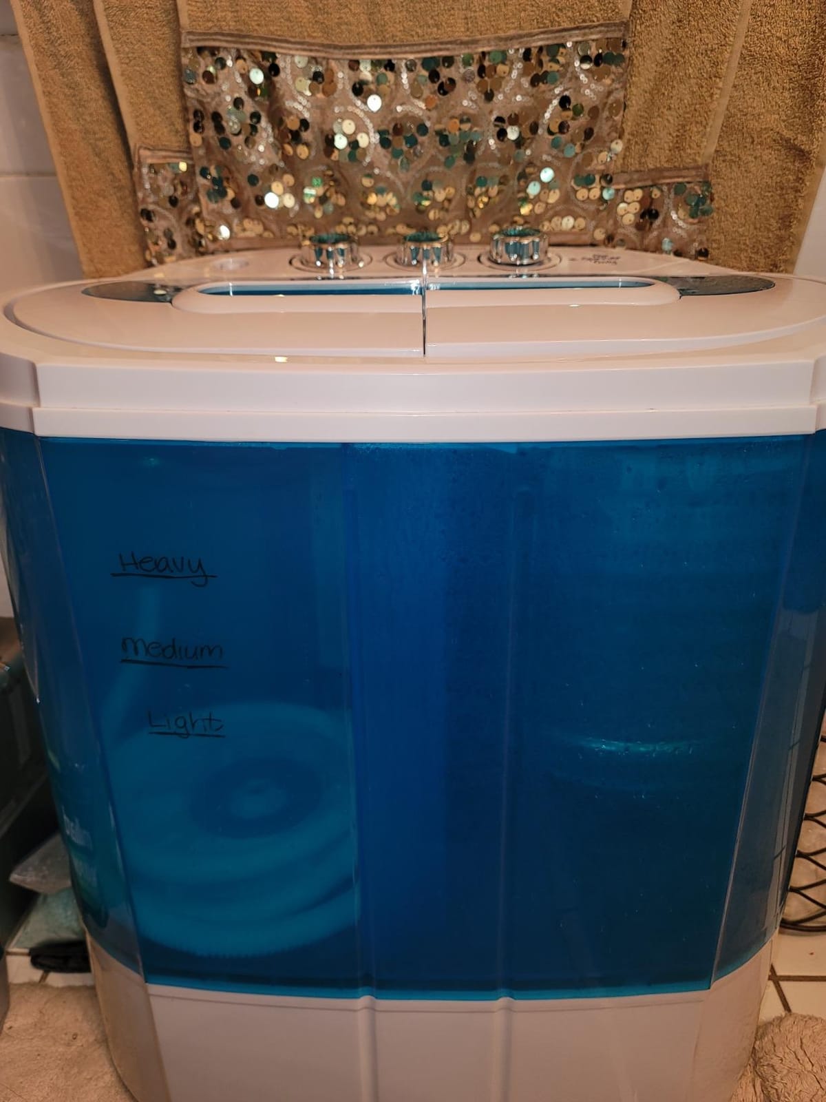 ZenStyle Portable Washer Compact Twin Tub 9.9 LB Mini Top Load Washing Machine Washer/Spinner w/ 6.57 FT Inlet Hose customer photo 1