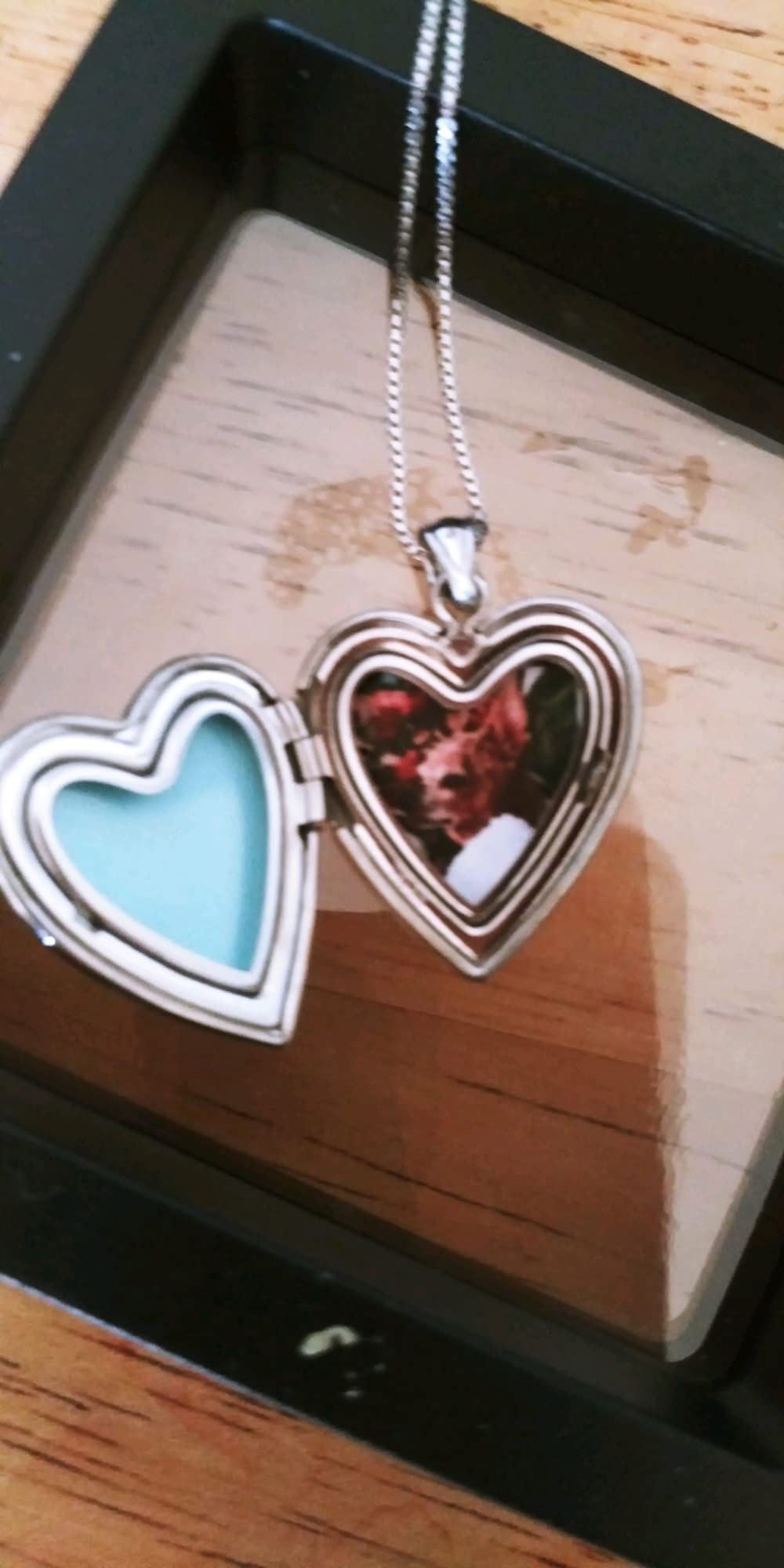PicturesOnGold.com Forever In My Heart Locket Necklace for Women customer photo 1