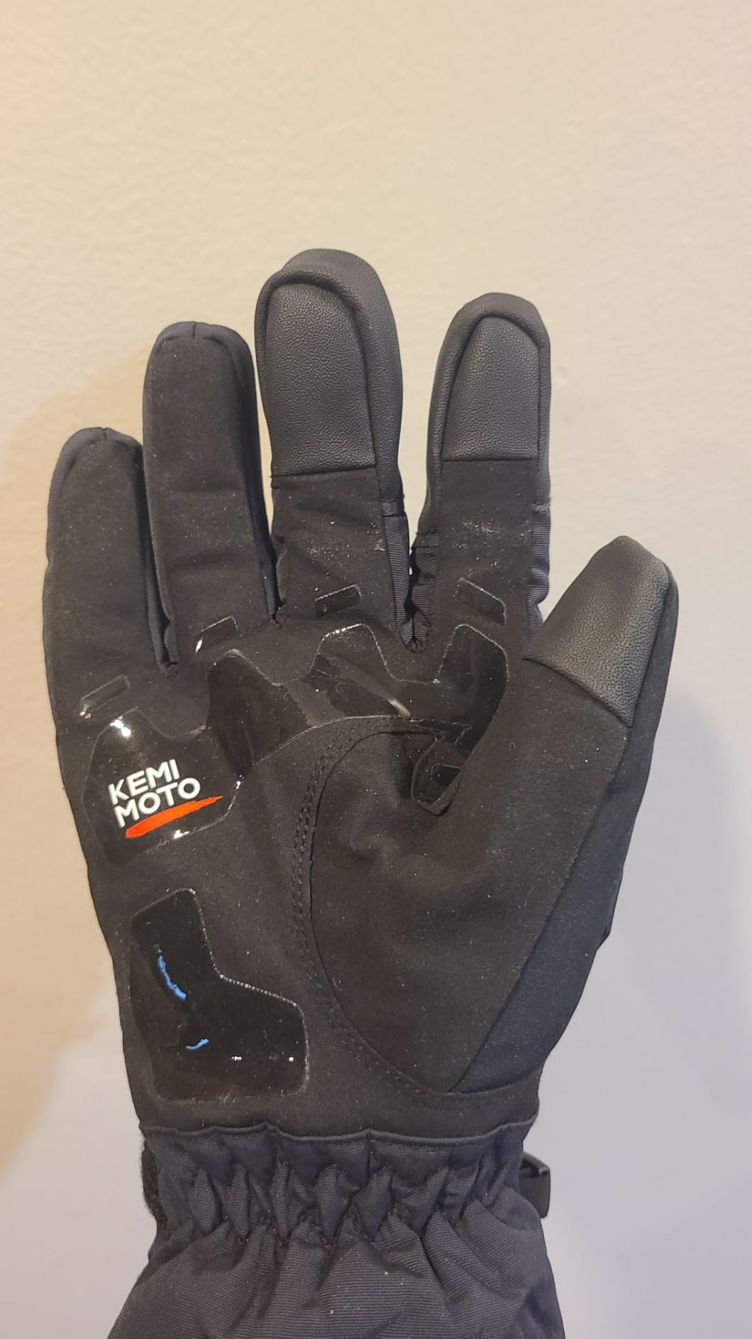 KEMIMOTO Winter Motorcycle Gloves, Rainproof Riding Warm Gloves with Touchscreen for Motorcycle Riding, ATV, UTV, Snowmobile Black XL customer photo 1