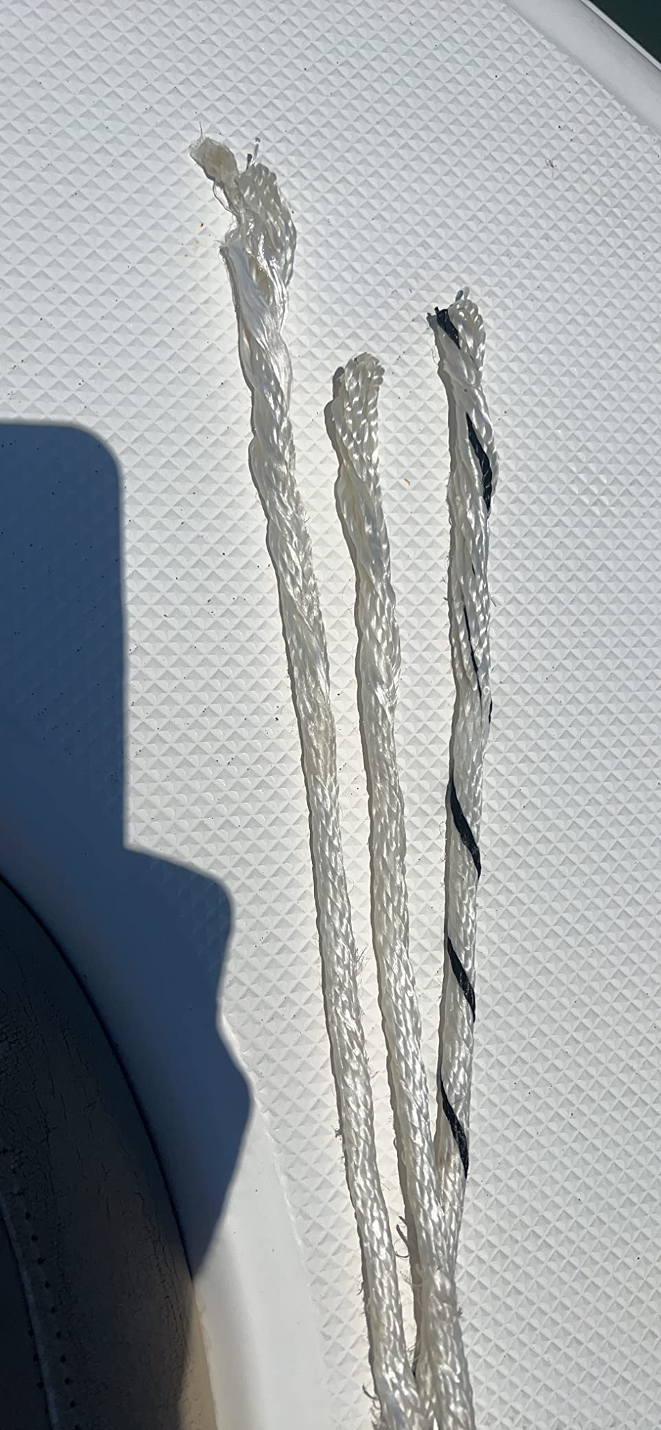 Five Oceans Windlass Anchor Rode, Hand-Spliced Anchor Rope and Chain Combination Kit, Nylon 3-Strand Rope, HT G4 Hot-Dipped Galvanized Steel Chain for Boat Anchor Systems - Multiple Sizes customer photo 2