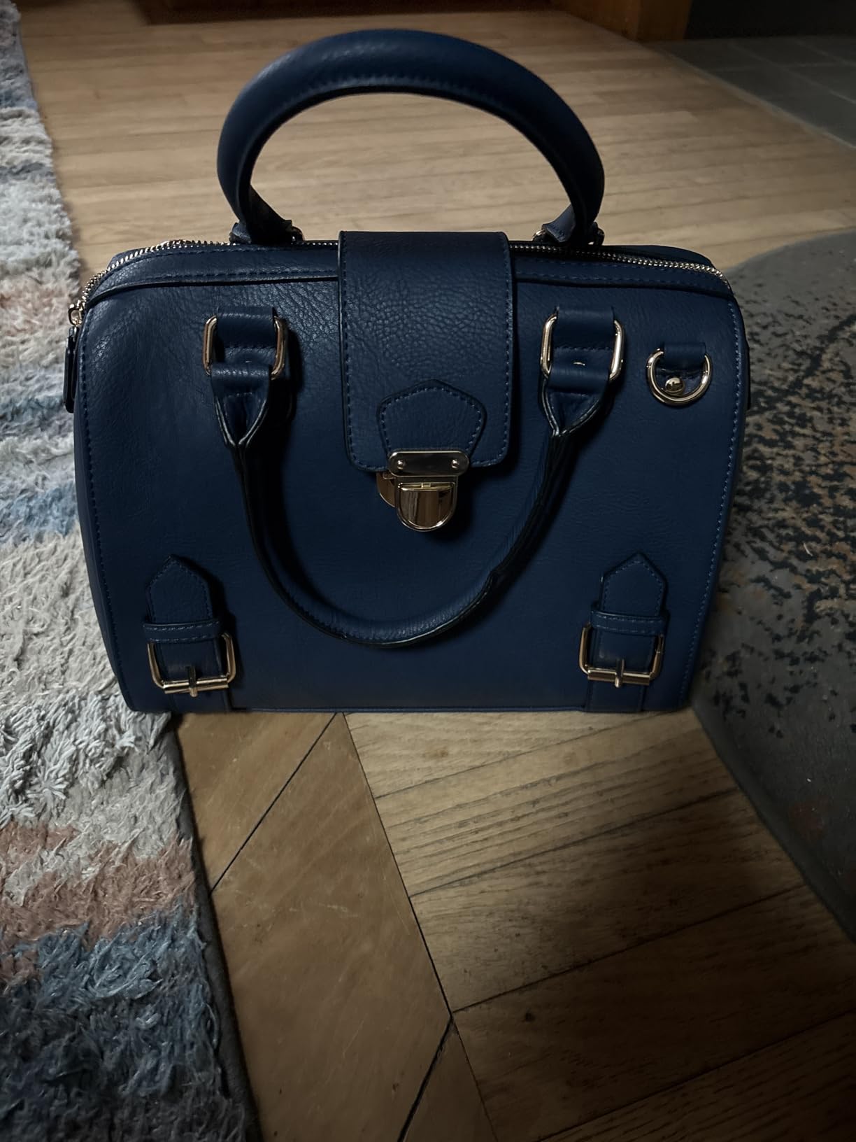 Womens Satchel Purse Boston Barrel Bag Top Handle Handbag Work Tote customer photo 2