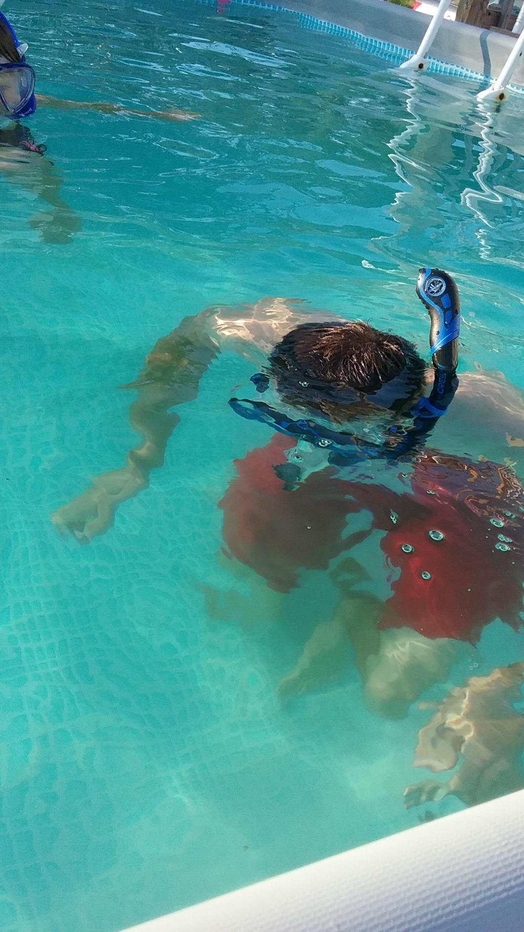 CRESSI Adult Snorkeling Set in Comfortable Pure Silicone - Mask & Semi-Dry Snorkel | Ikarus & Orion customer photo 2