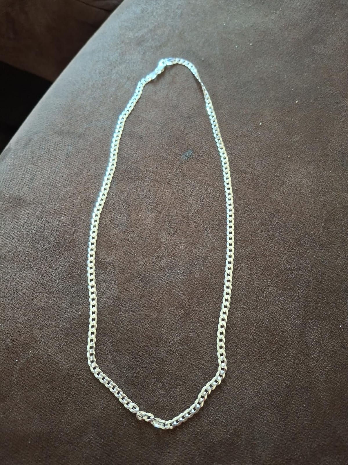 Miabella Italian 925 Sterling Silver Cuban Link Chain for Men Women 3.5mm customer photo 2