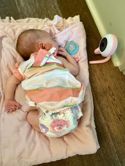 Lollipop Baby Monitor (Turquoise) - Full-Featured Smart Wi-Fi Camera of True Crying Detection with Extra in-App Plan of Breathing Monitoring/Sleep Tracking-Accessories Free/7 Days Trial Period customer photo 1