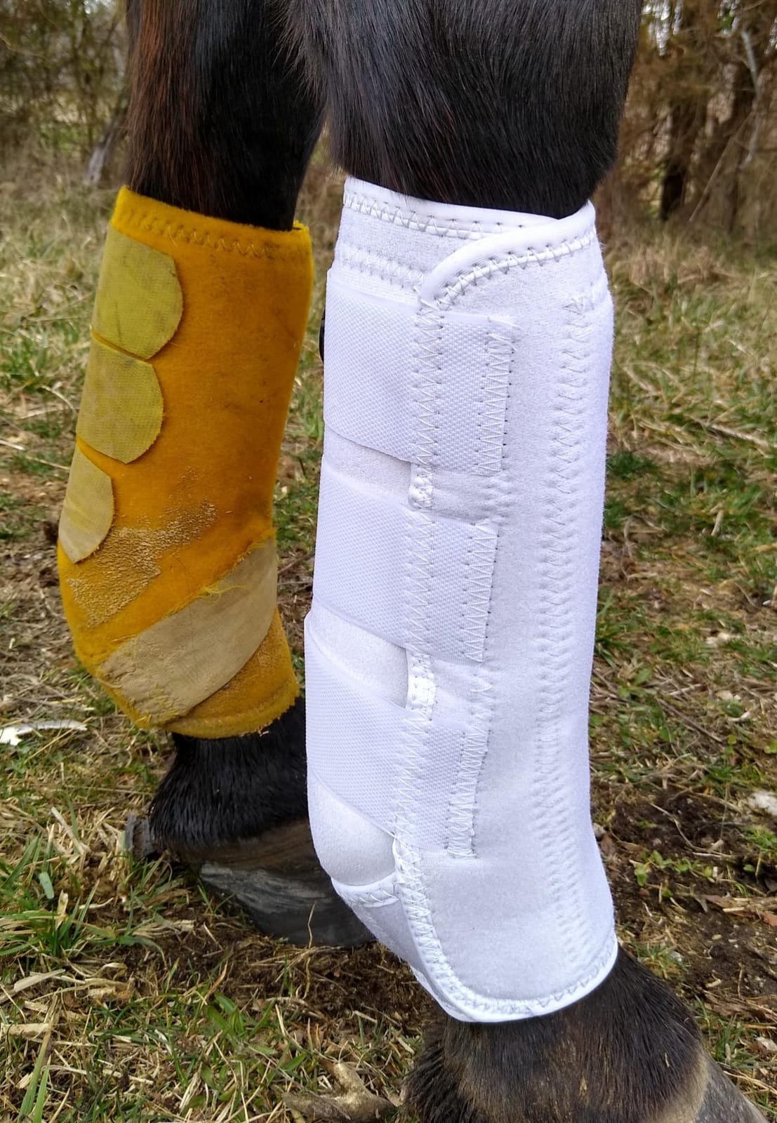 Horse Sports Medicine Boots Horse Sport Boots Horse Leg Wraps One Pair customer photo 2