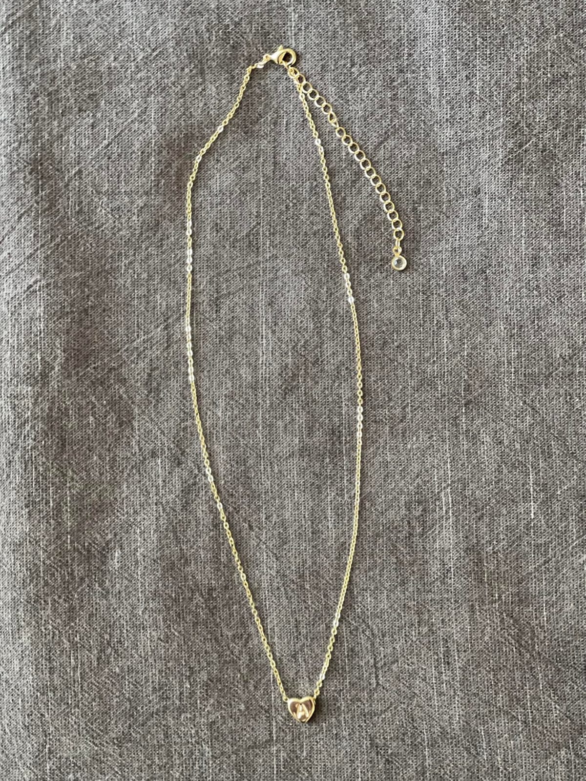 Turandoss Heart Initial Necklace for Girls, 14K Gold Plated Birthday Gift customer photo 1