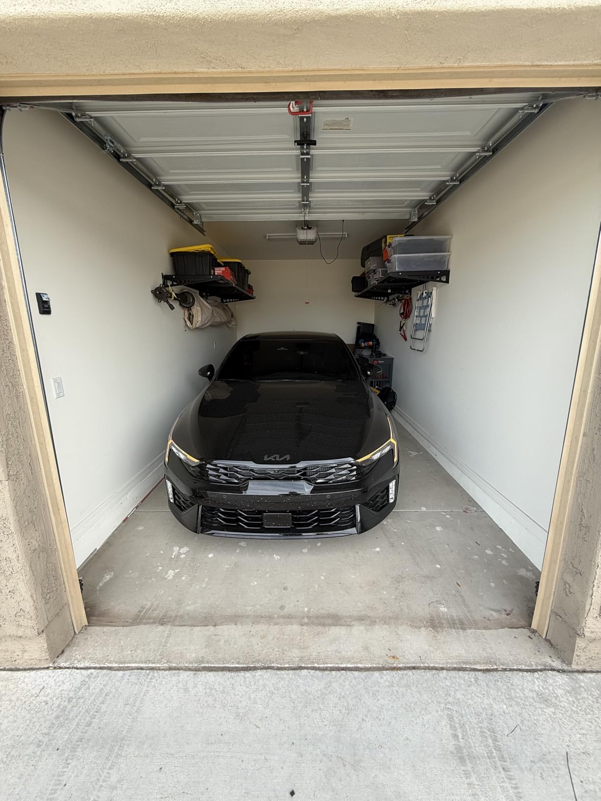FLEXIMOUNTS 2x4ft Garage Storage, 2 Pack Garage Wall Shelving, Black customer photo 2