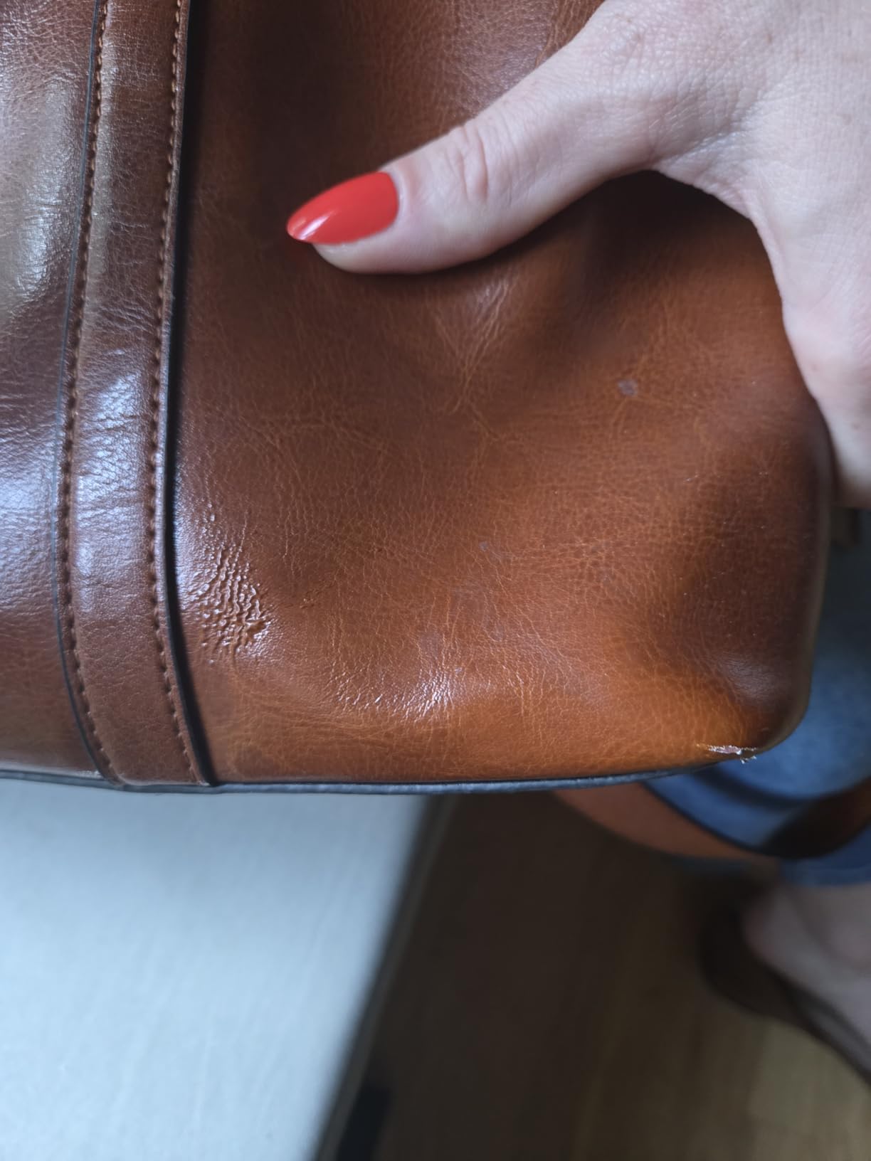 BOSTANTEN Genuine Leather Laptop Bag for Women 15.6'' Briefcase Tote Bags customer photo 1