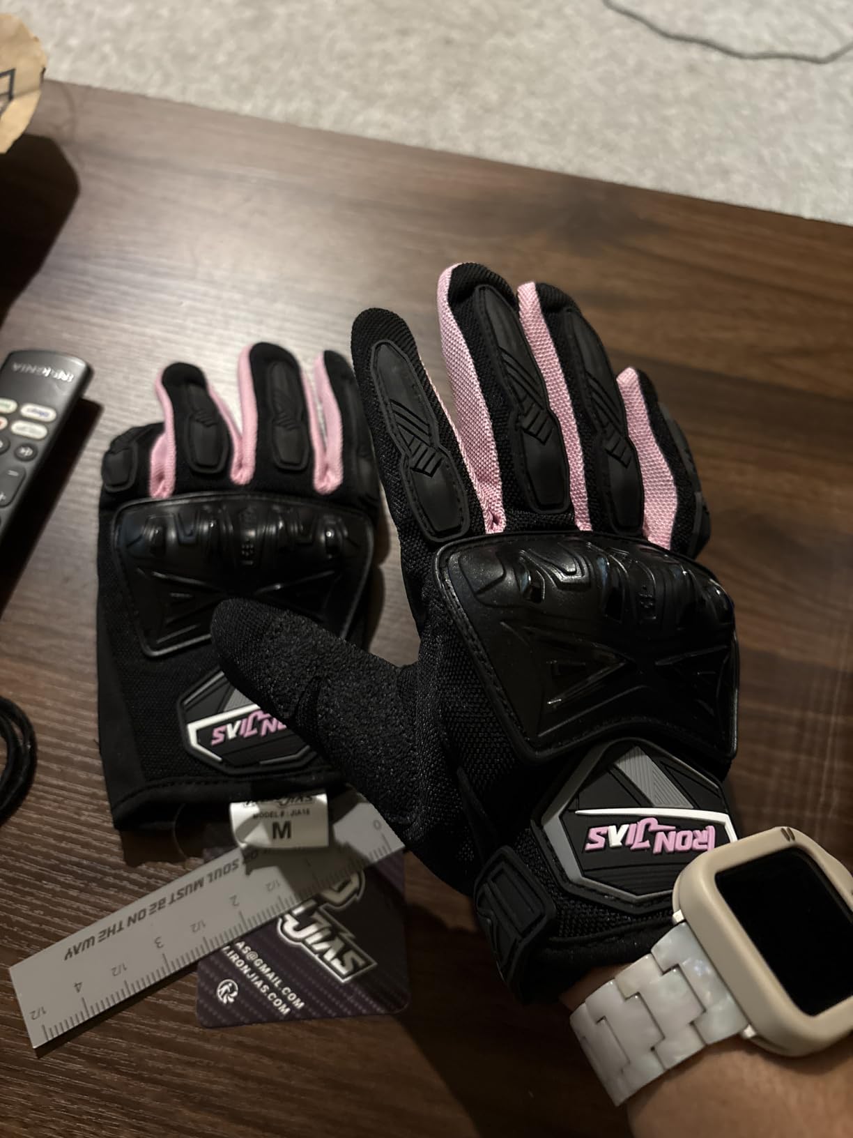BORLENI Motorcycle Gloves Touch Screen for Men Women Padding Hard Knuckle Cycling Motorbike ATV Hiking Riding Climbing Glove customer photo 1