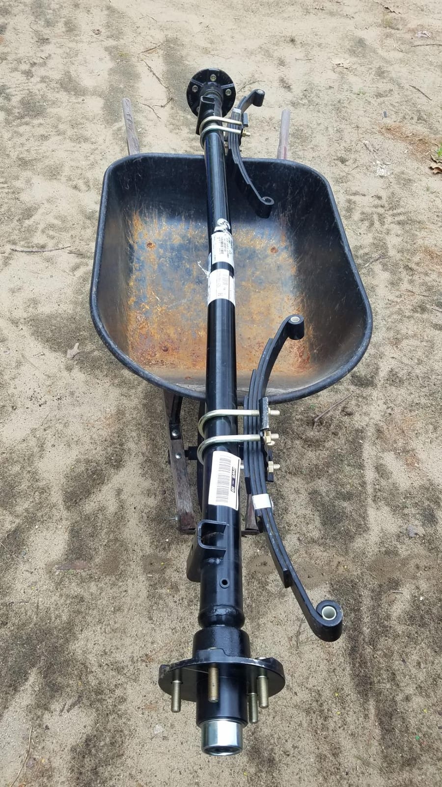 LCI Lippert 3,500LB Straight Idler Trailer Axle 72HF 58SC customer photo 2