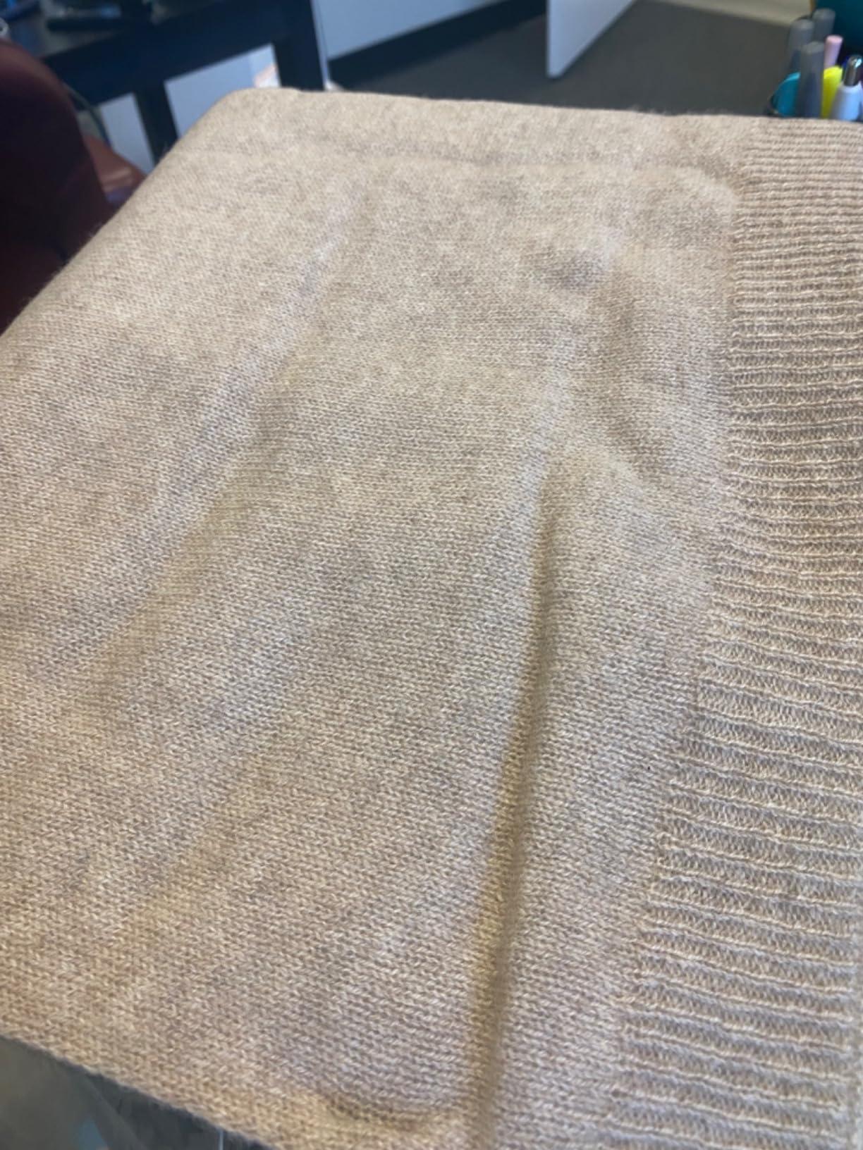 Luxury 100% Cashmere Wrap Soft Scarf Stole Knitted Shawl for Women Travel customer photo 2