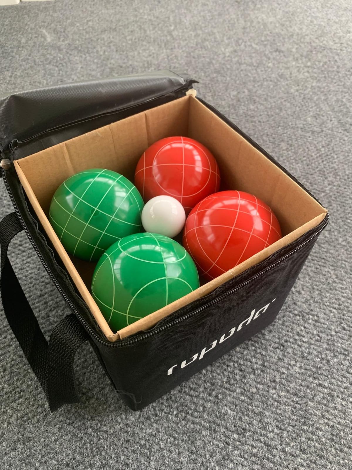 ropoda 90mm Bocce Ball Set with 8 Polyresin Balls Resin Bocce Ball Game Set customer photo 1