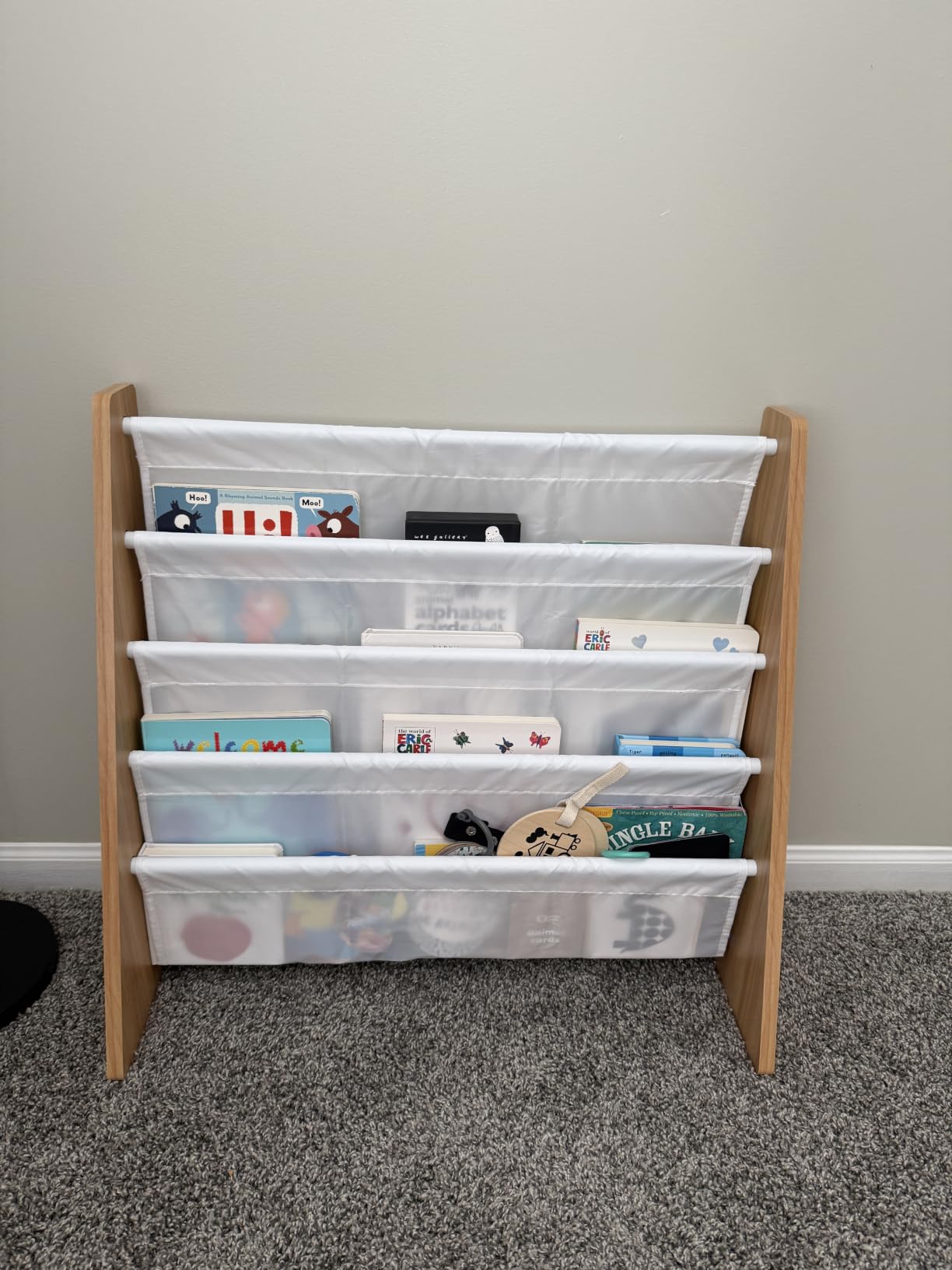 Humble Crew Kids Bookshelf, Montessori Front Facing Toddler Bookcase 4 Tier customer photo 1