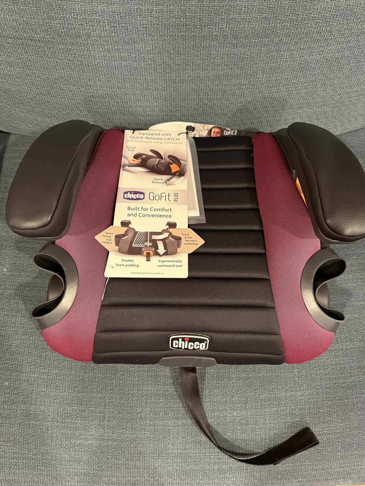 GoFit Plus Backless Booster Seat, with Quick-Release Latch customer photo 1