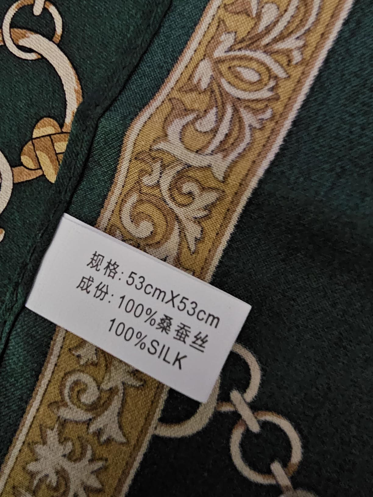 ANDANTINO 100% Mulberry Silk Scarf -21” Square Neckerchief with Gift Packed customer photo 1