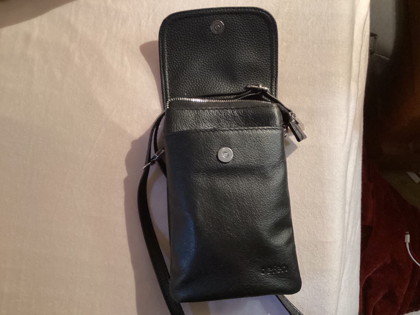 befen Genuine Leather Small Crossbody Bags for Women Cell Phone Travel Bag customer photo 2