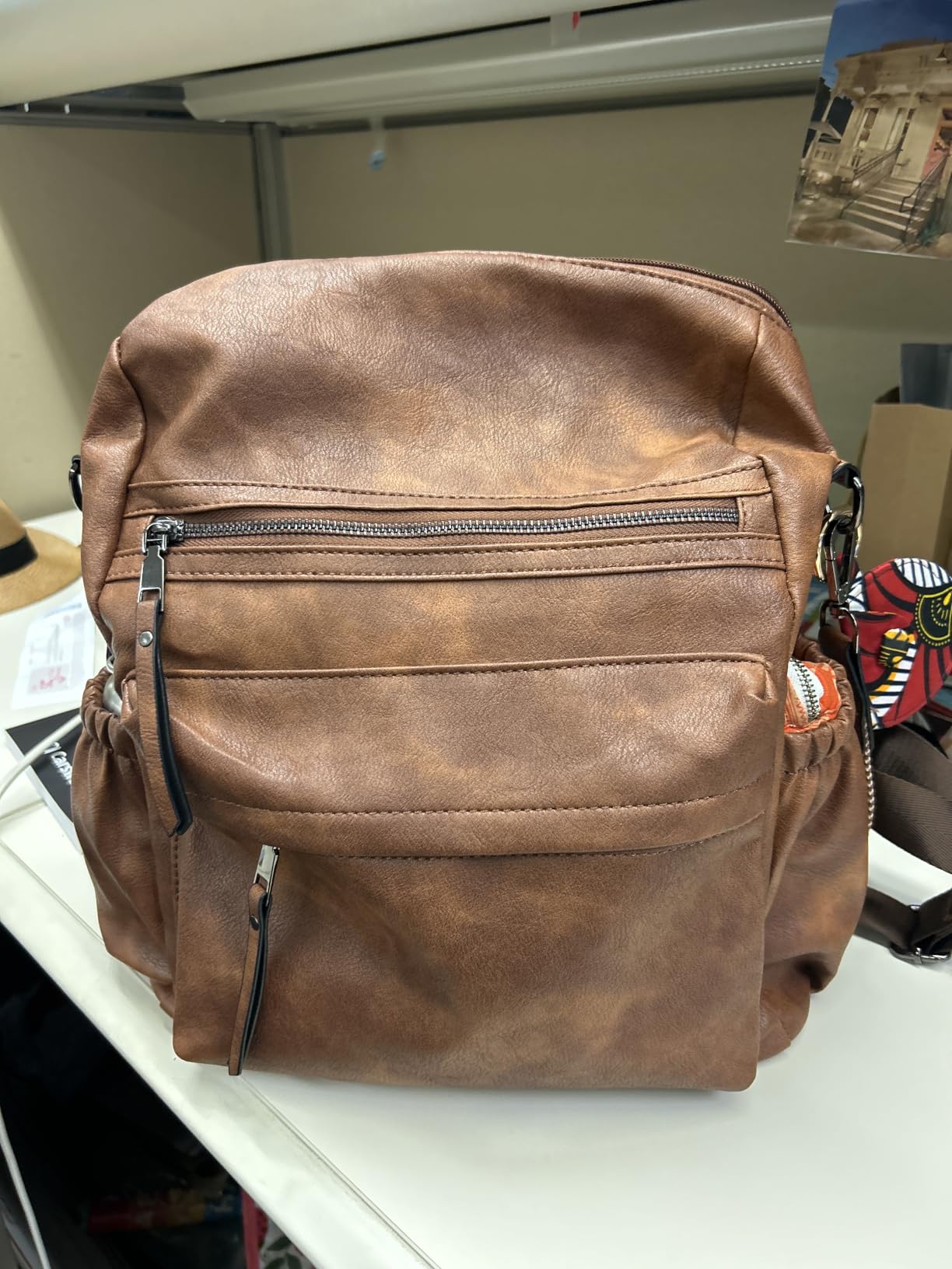 Womens Leather Backpack Purse, Ladies Travel Designer Shoulder Bags customer photo 1