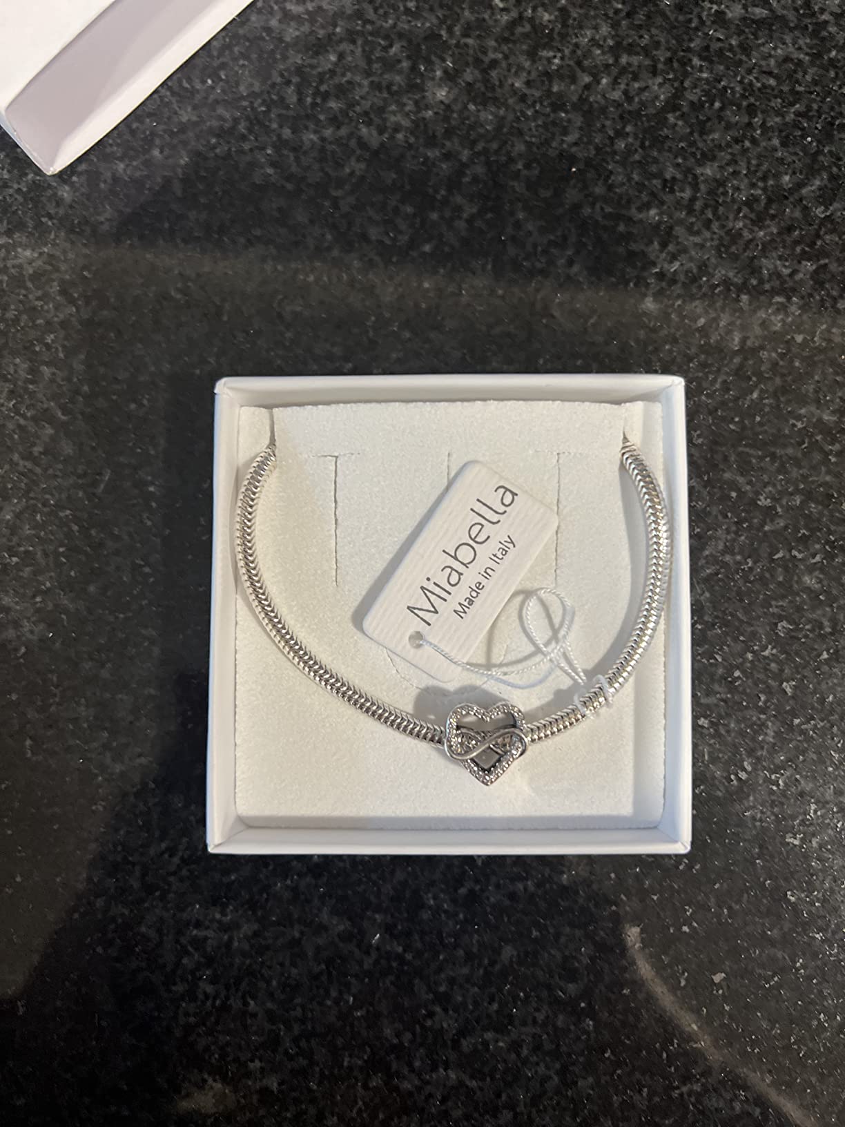 Miabella Italian Solid 3mm Snake Chain Bracelet for Women Men, Made in Italy | Fine Jewelry, Made in Italy customer photo 2