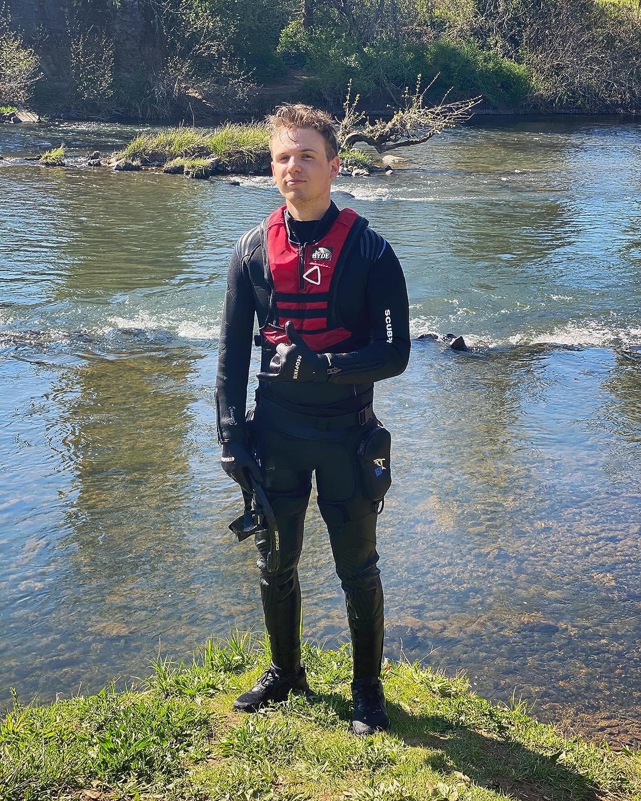 ZCCO Wetsuits Men's Women's 3mm Premium Neoprene Full Sleeve Dive Skin for Spearfishing,Snorkeling, Surfing,Canoeing,Scuba Diving Wet Suits customer photo 2