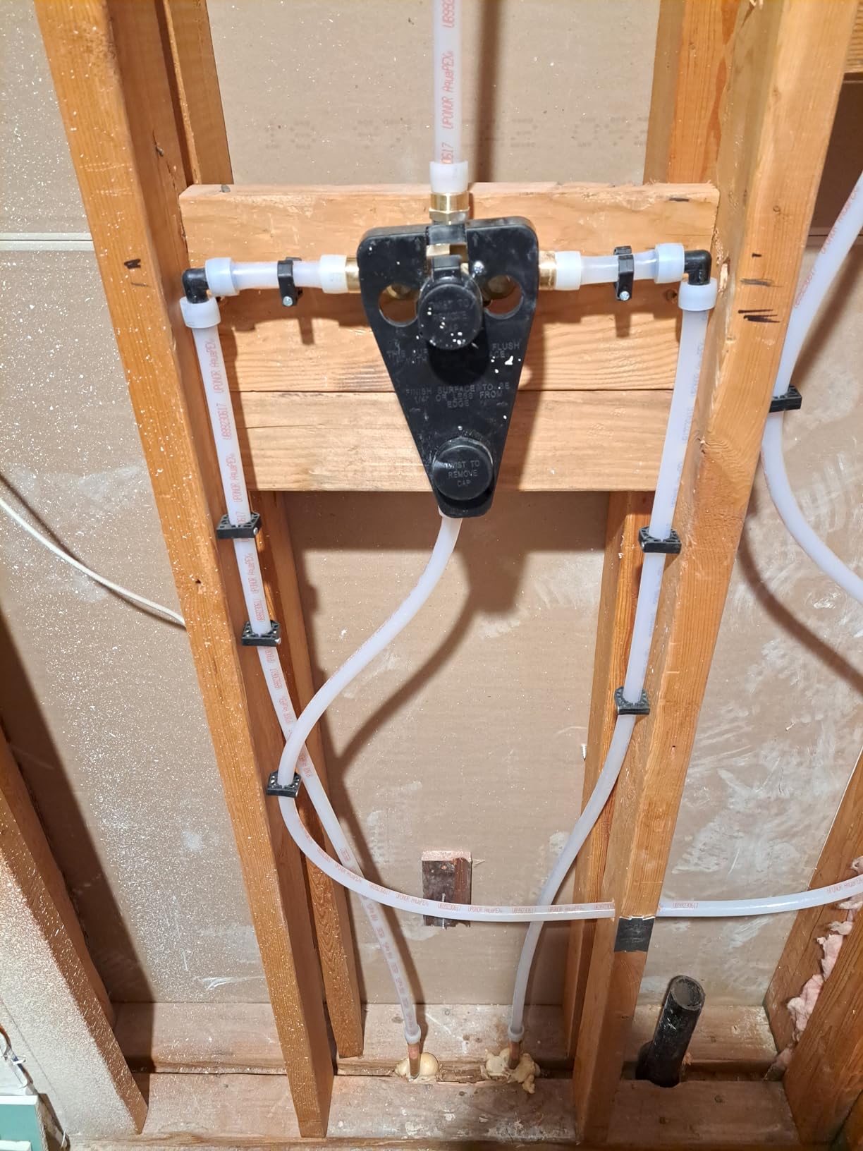 Moen Posi-Temp Pressure Balancing Valve with Built-In 3-Function Transfer Valve for Double Handle Trim Setups, 1/2” CC/IPS Connections, 2551 customer photo 1