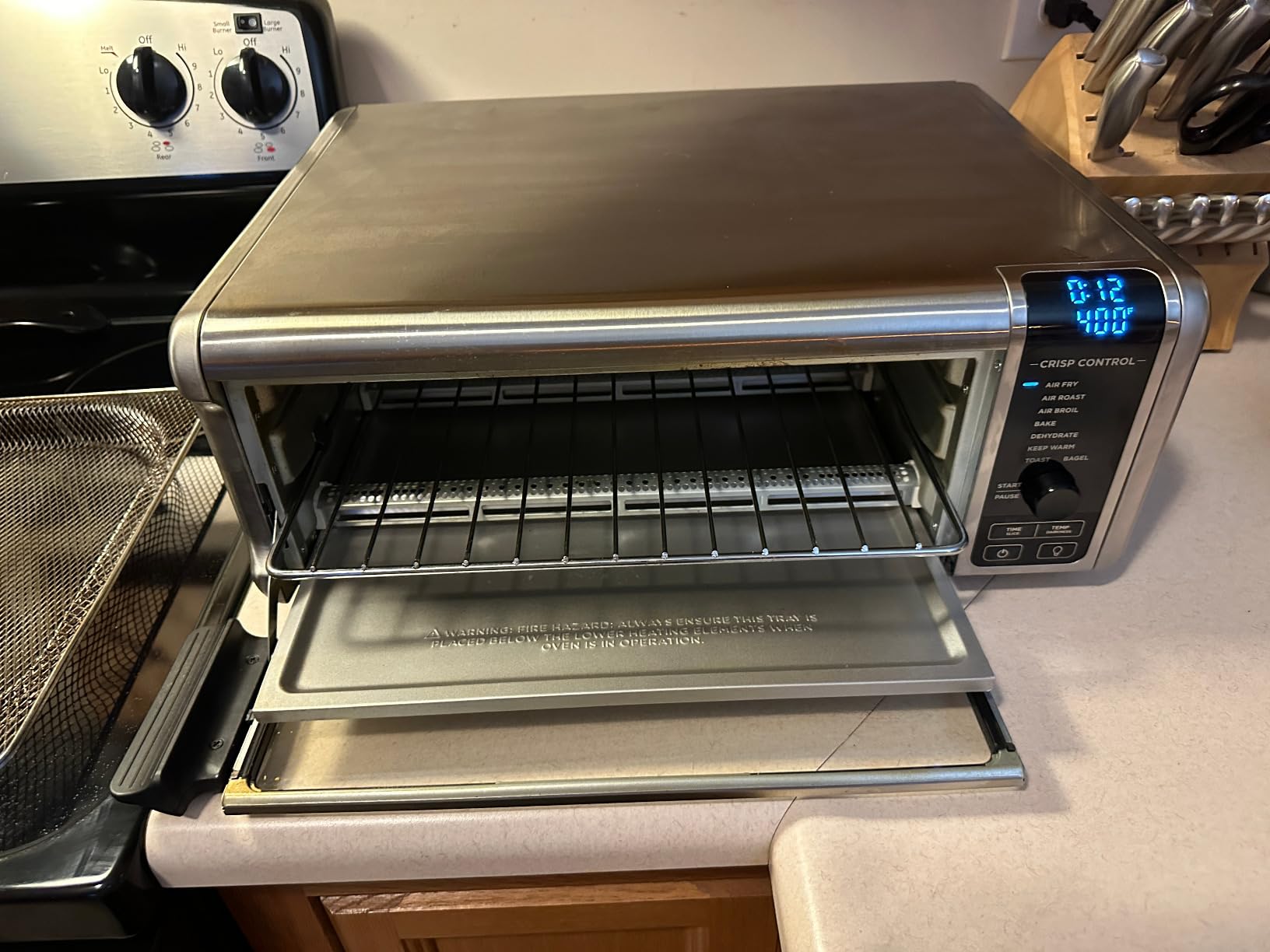 Ninja Digital Air Fry Countertop Oven, 8-in-1, XL, Silver, SP101 customer photo 1