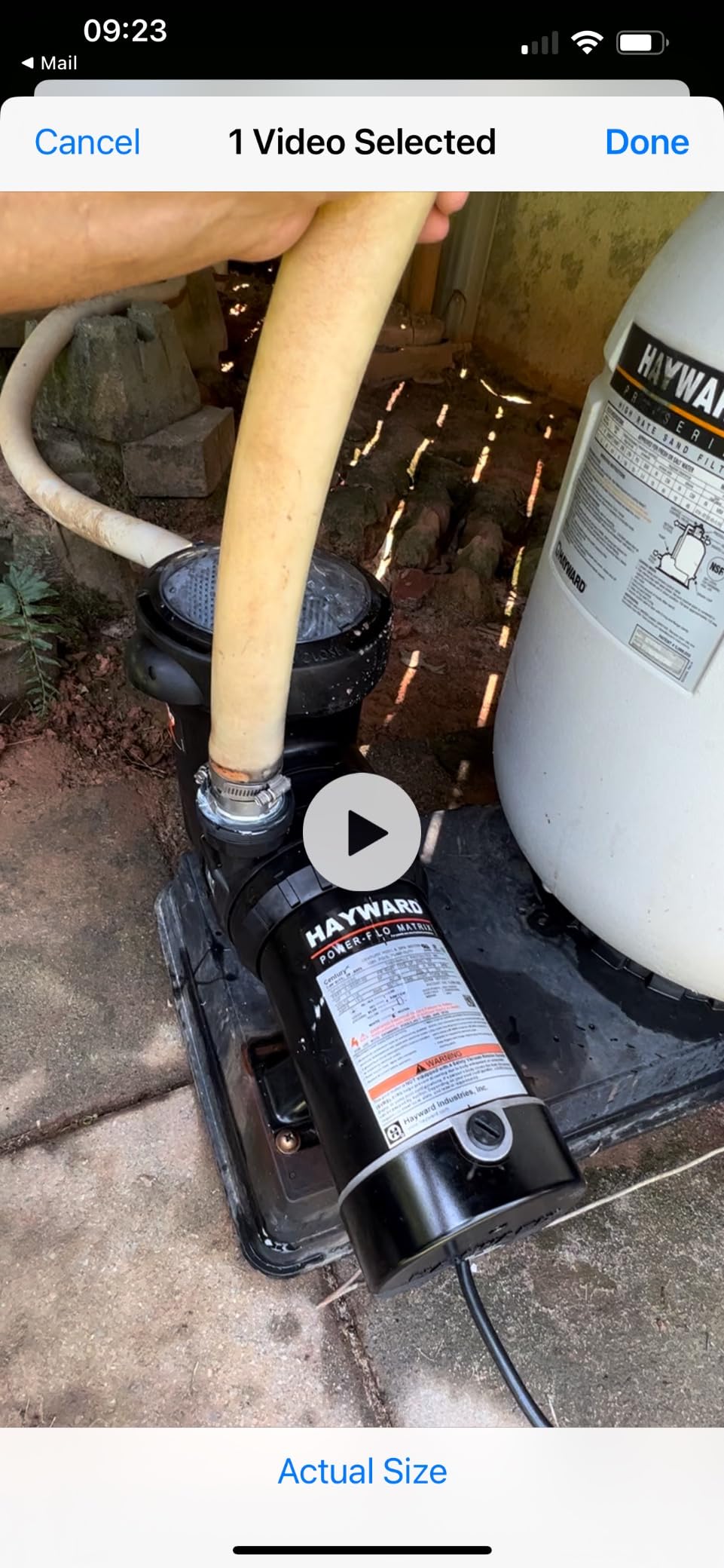 Hayward PowerFlo Matrix Above Ground Swimming Pool Pump, 1.1 HP customer photo 2
