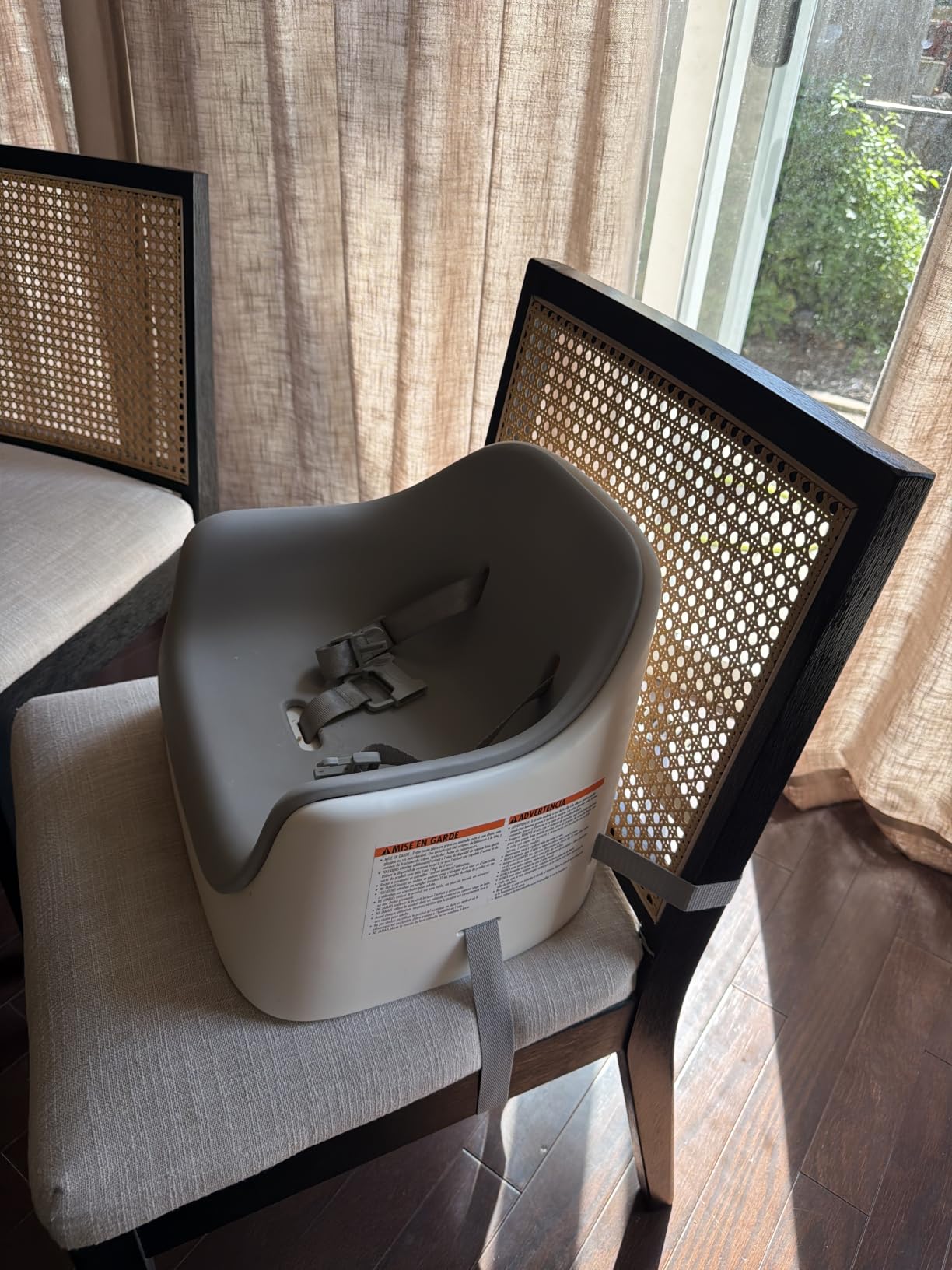 OXO Tot Nest Toddler Booster Seat for Kitchen with Removable Cushion, Gray customer photo 1