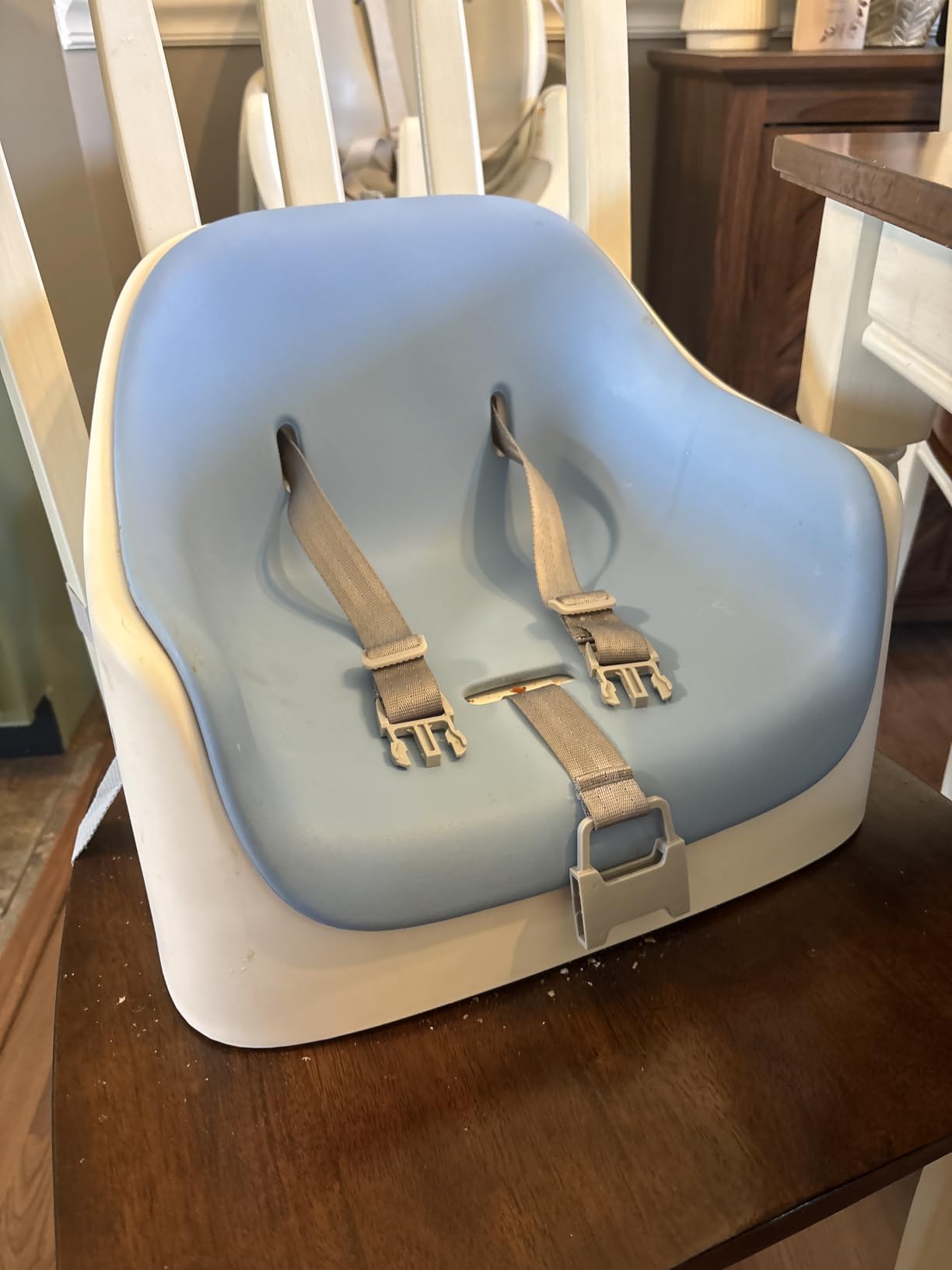 OXO Tot Nest Toddler Booster Seat for Kitchen with Removable Cushion, Gray customer photo 2