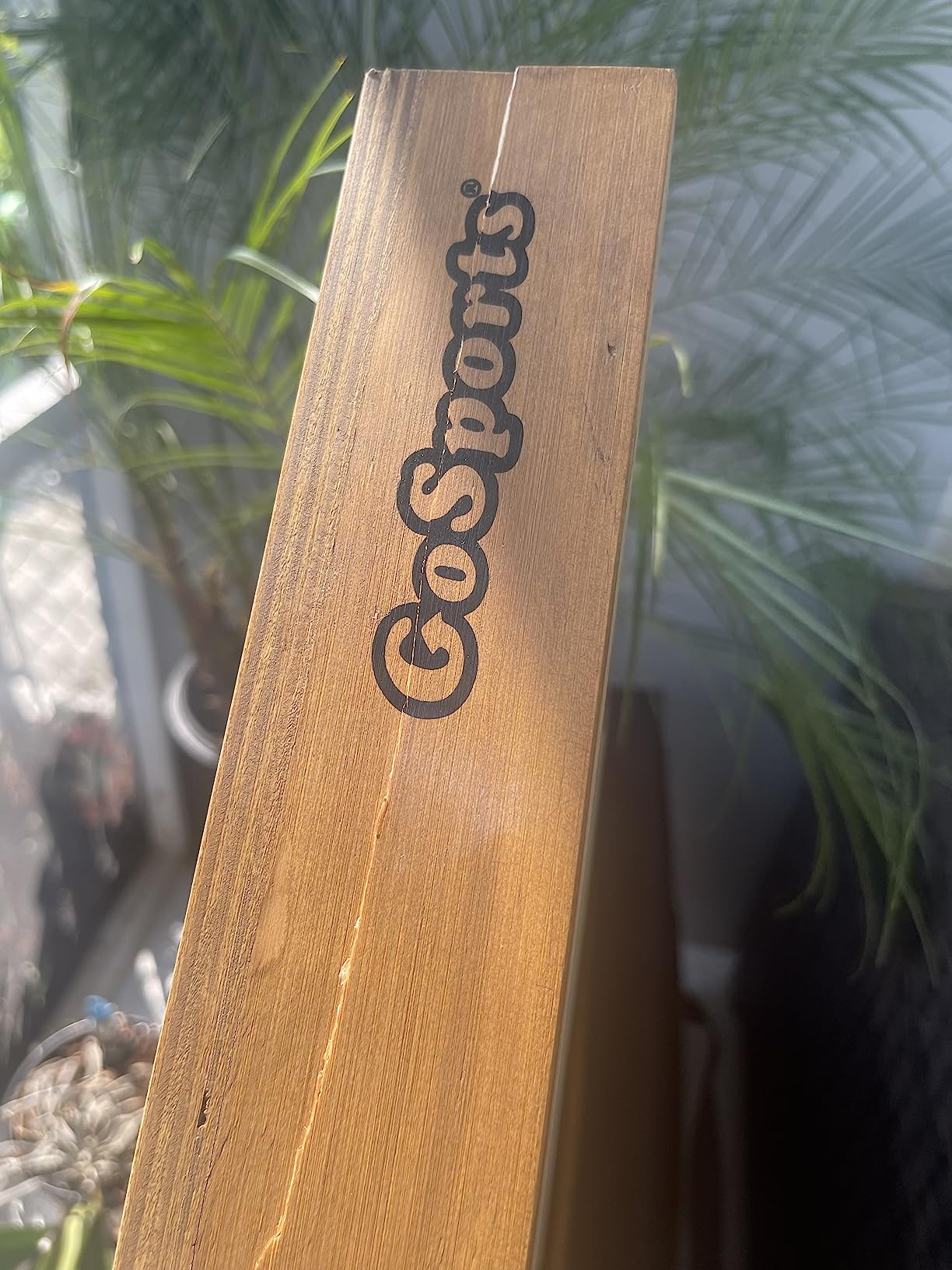 GoSports 4 ft x 2 ft Regulation Size Wooden Cornhole Boards Set with Light Brown Finish - Includes Carrying Case (Choose Your Colors) customer photo 1