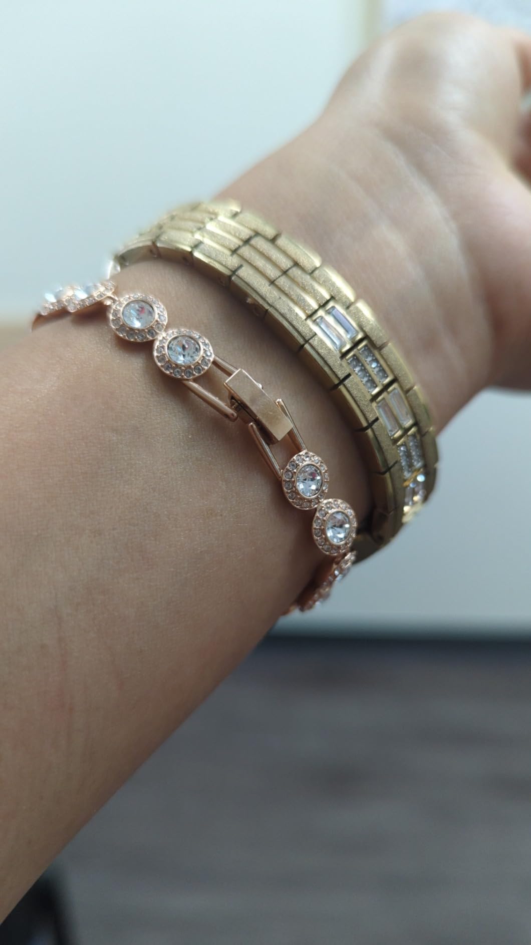 Swarovski Una Angelic Crystal Tennis Bracelet Collection customer photo 2