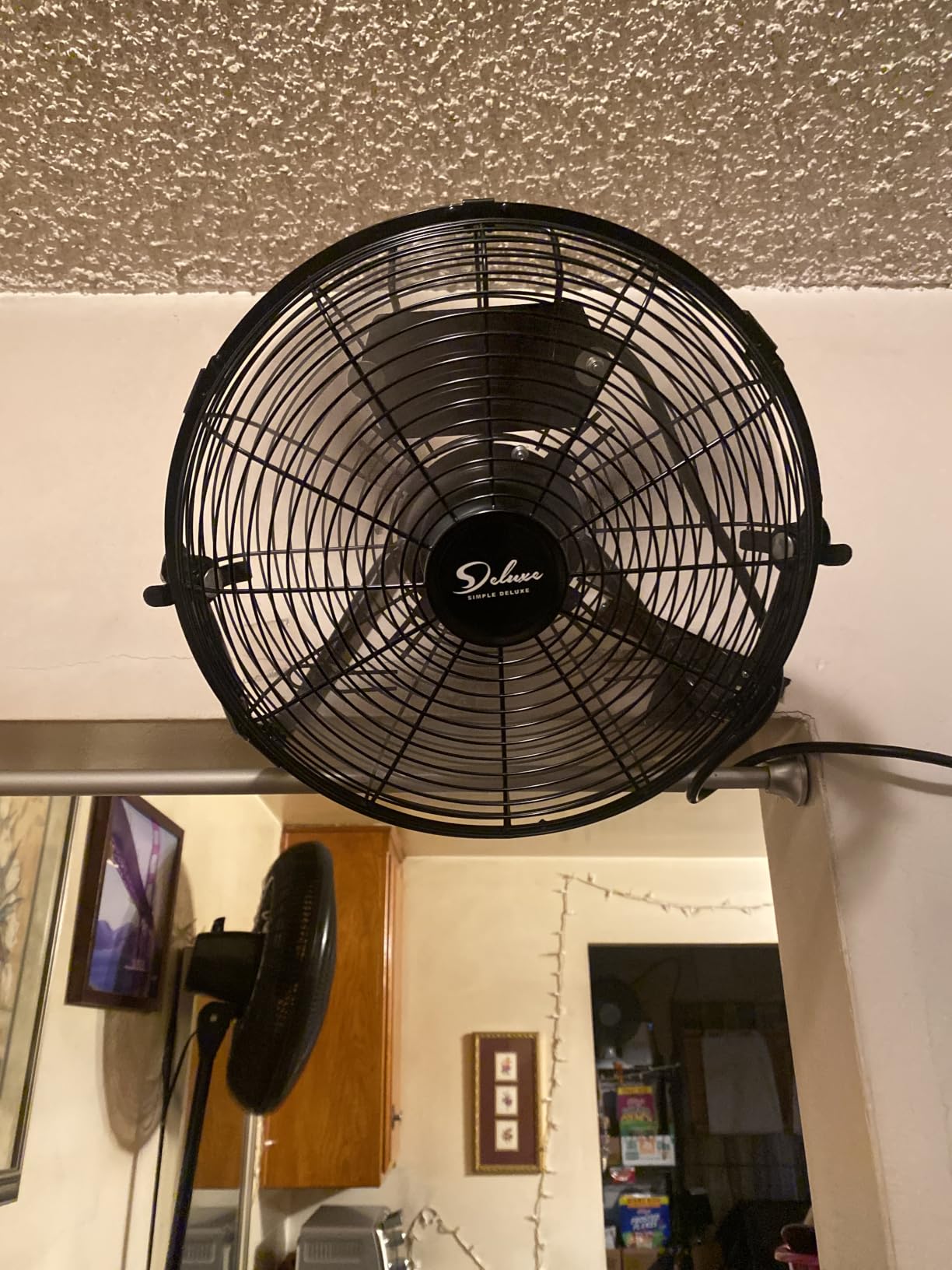 Simple Deluxe 20 Inch 3-Speed High Velocity Heavy Duty Metal Industrial Floor Fan for Warehouse, Workshop, Factory and Basement, Black, 1 Pack customer photo 1