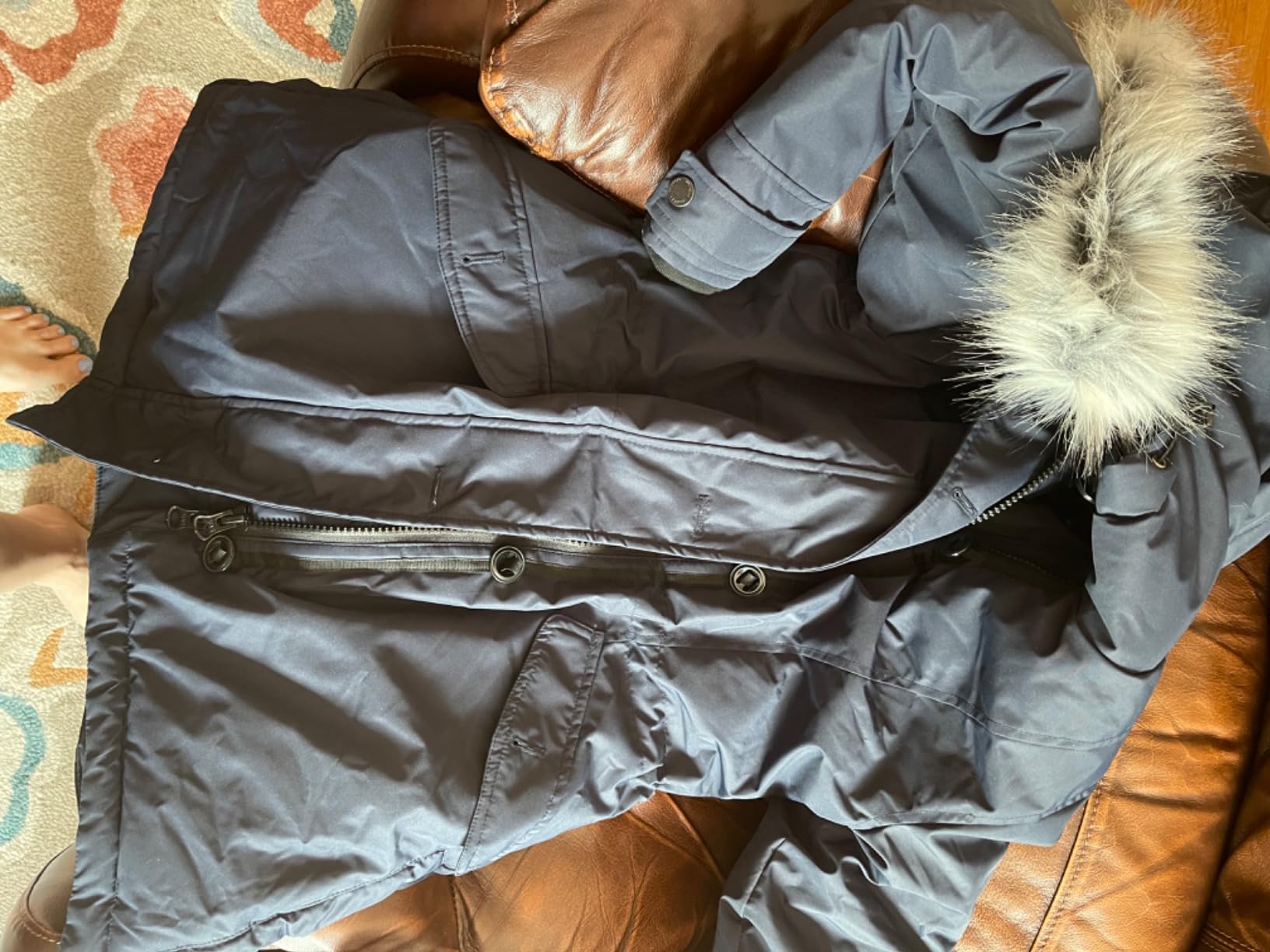wantdo Women's Winter Coats Warm Puffer Jacket Long Parka customer photo 2