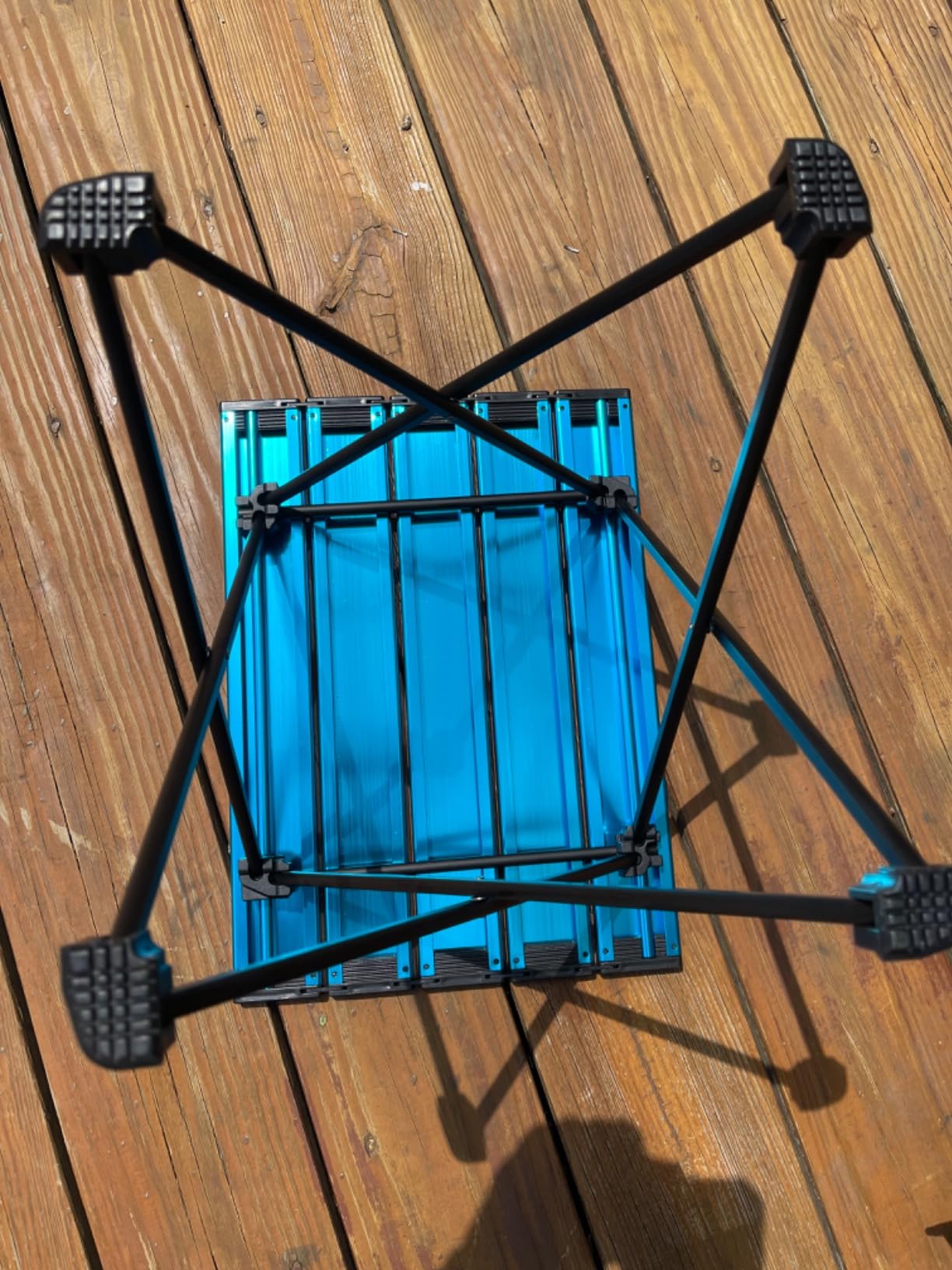 MSSOHKAN Camping Table Folding Portable Camp Side Table Aluminum Lightweight Carry Bag Beach Outdoor Hiking Picnics BBQ Cooking Dining Kitchen customer photo 1