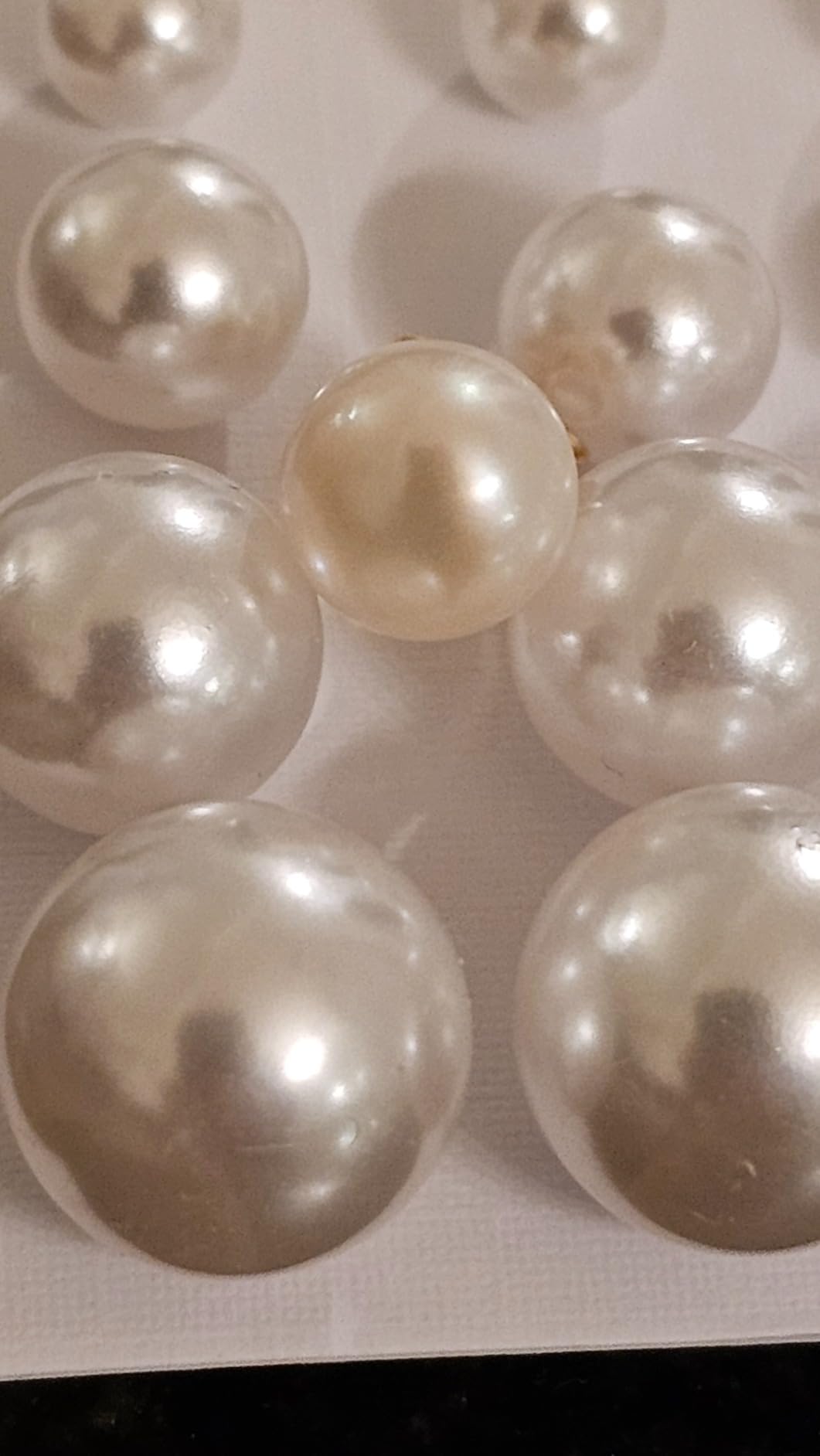 Pearl Earrings Studs for Women, White Pearl CZ Earrings Bridal Simulated Pearl Rhinestone Pearls Stud Earrings Jewelry Set for Wedding Birthday Christmas 12 Pairs customer photo 2