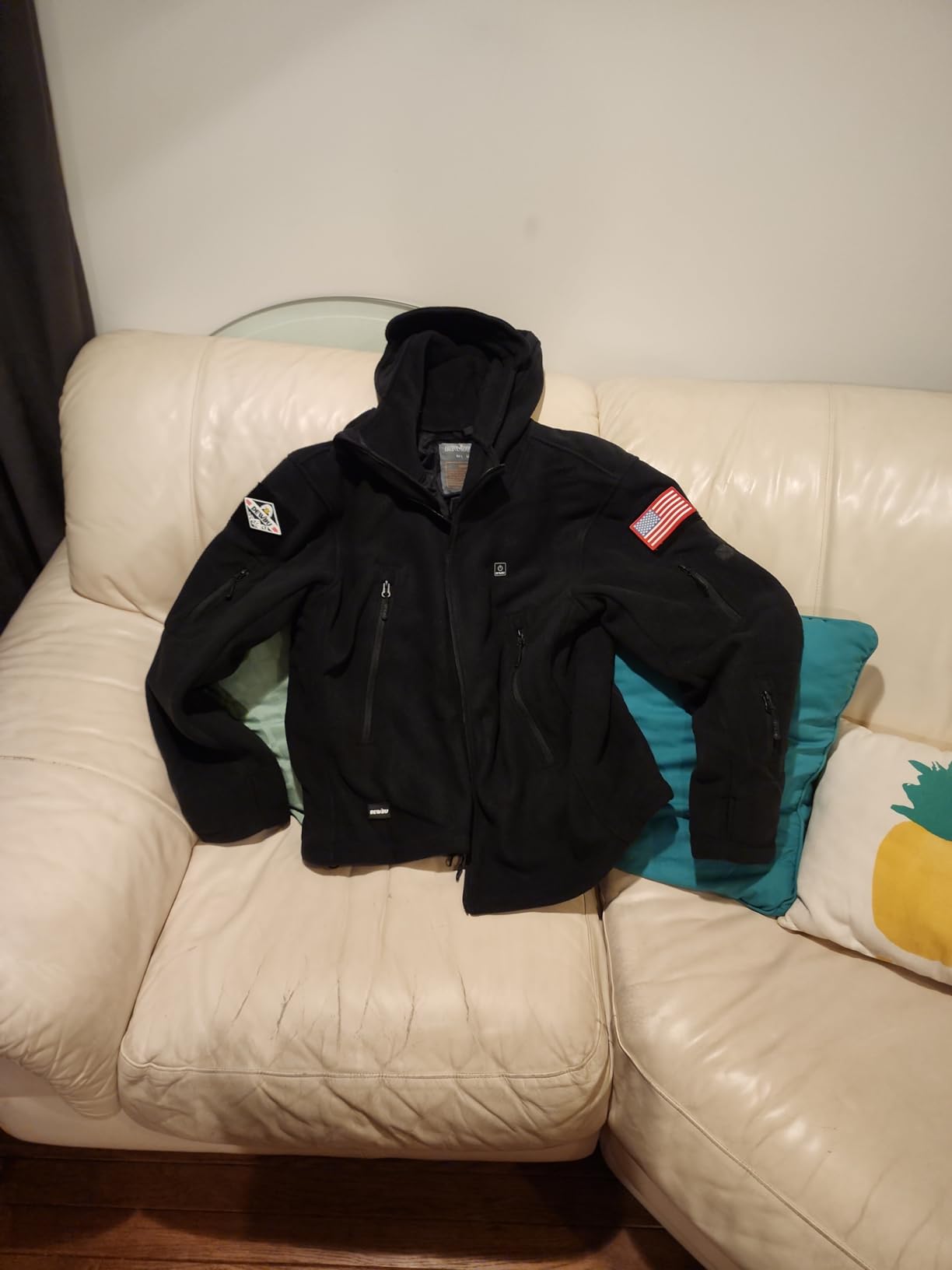 DEWBU Heated Jackets Polar Fleece Heating Hoodie for Men customer photo 2