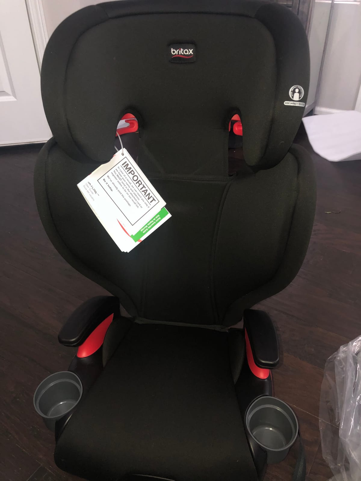 Britax Skyline 2-Stage Belt-Positioning Booster Car Seat, Dusk - Highback and Backless Seat customer photo 2