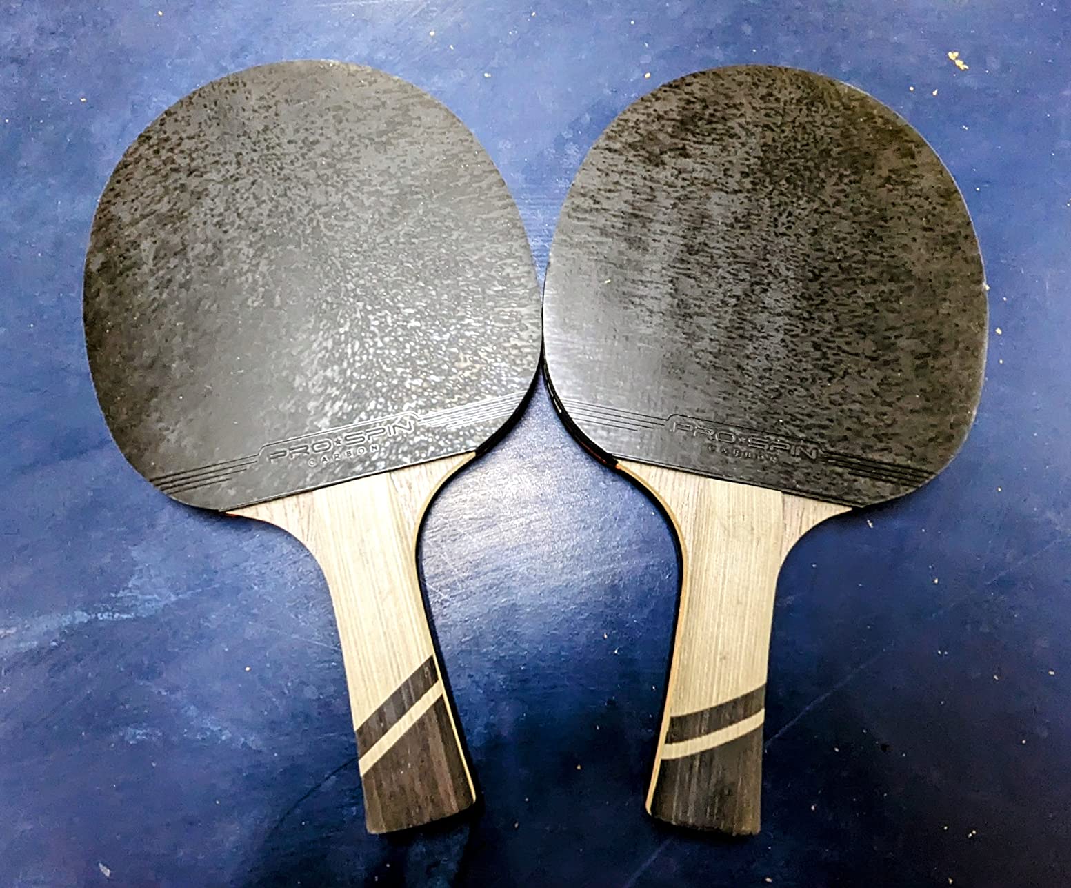 PRO-SPIN Ping Pong Paddles – ITTF Approved Professional Table Tennis Rackets with Carbon Fiber for Superior Control | 7-Ply Blade, Premium Rubber, 2.0mm Sponge customer photo 1