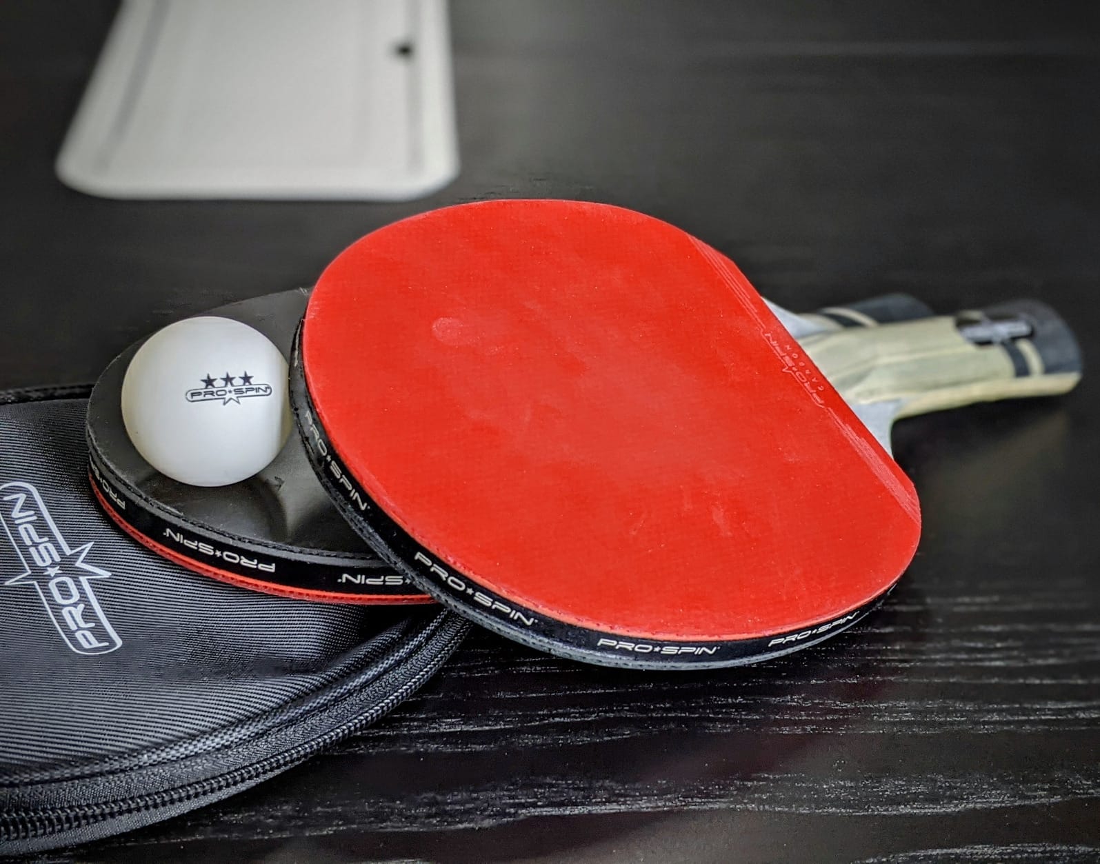 PRO-SPIN Ping Pong Paddles – ITTF Approved Professional Table Tennis Rackets with Carbon Fiber for Superior Control | 7-Ply Blade, Premium Rubber, 2.0mm Sponge customer photo 2
