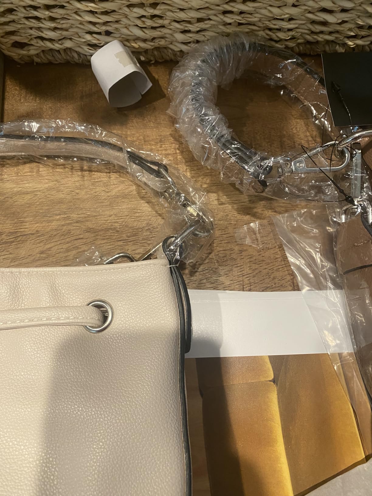 AFKOMST Medium Bucket Bag for Women, Convertible Shoulder Crossbody Tote customer photo 1