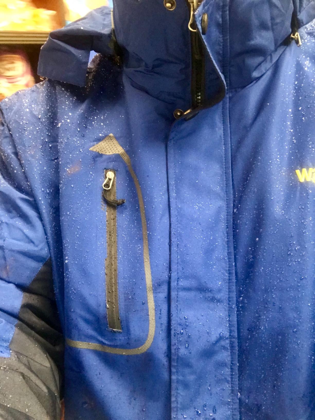 Wantdo Men's 3 in 1 Waterproof Ski Jacket Warm Winter Snow Coat Puffer Rain Jacket customer photo 2