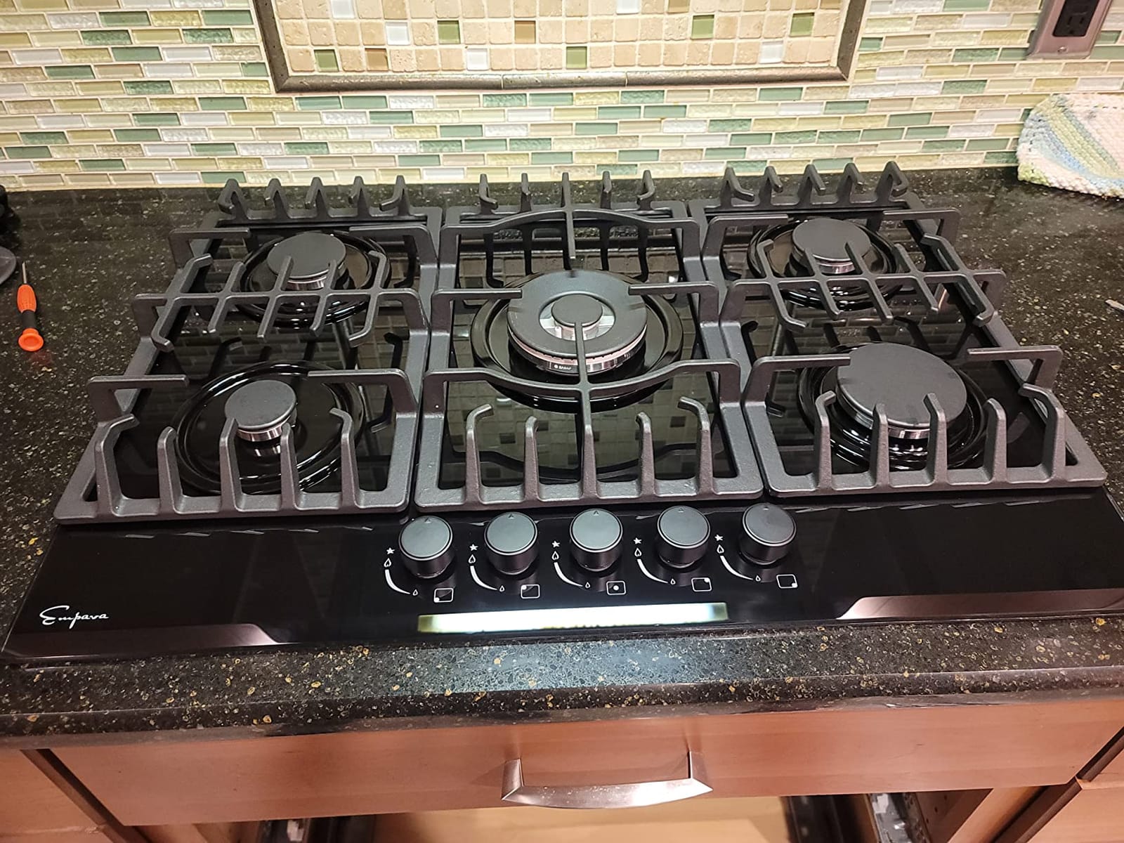 Empava 30 in. Gas Stove Cooktop 5 Italy Sabaf Sealed Burners customer photo 2