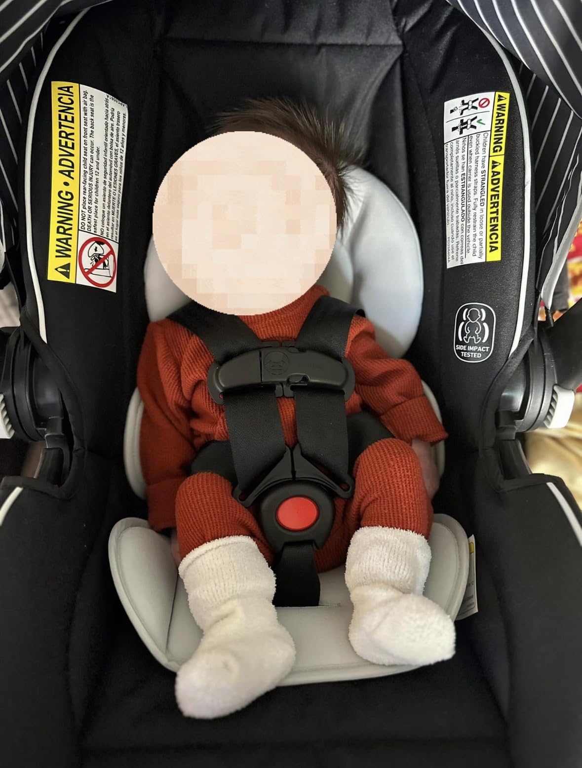 Graco SnugRide Lite LX Infant Car Seat, Lightweight Rear-Facing Seat for Babies 4–30 lb, 4-Position Adjustable Base, Latch Installation & ProtectPlus Engineered, Studio customer photo 1