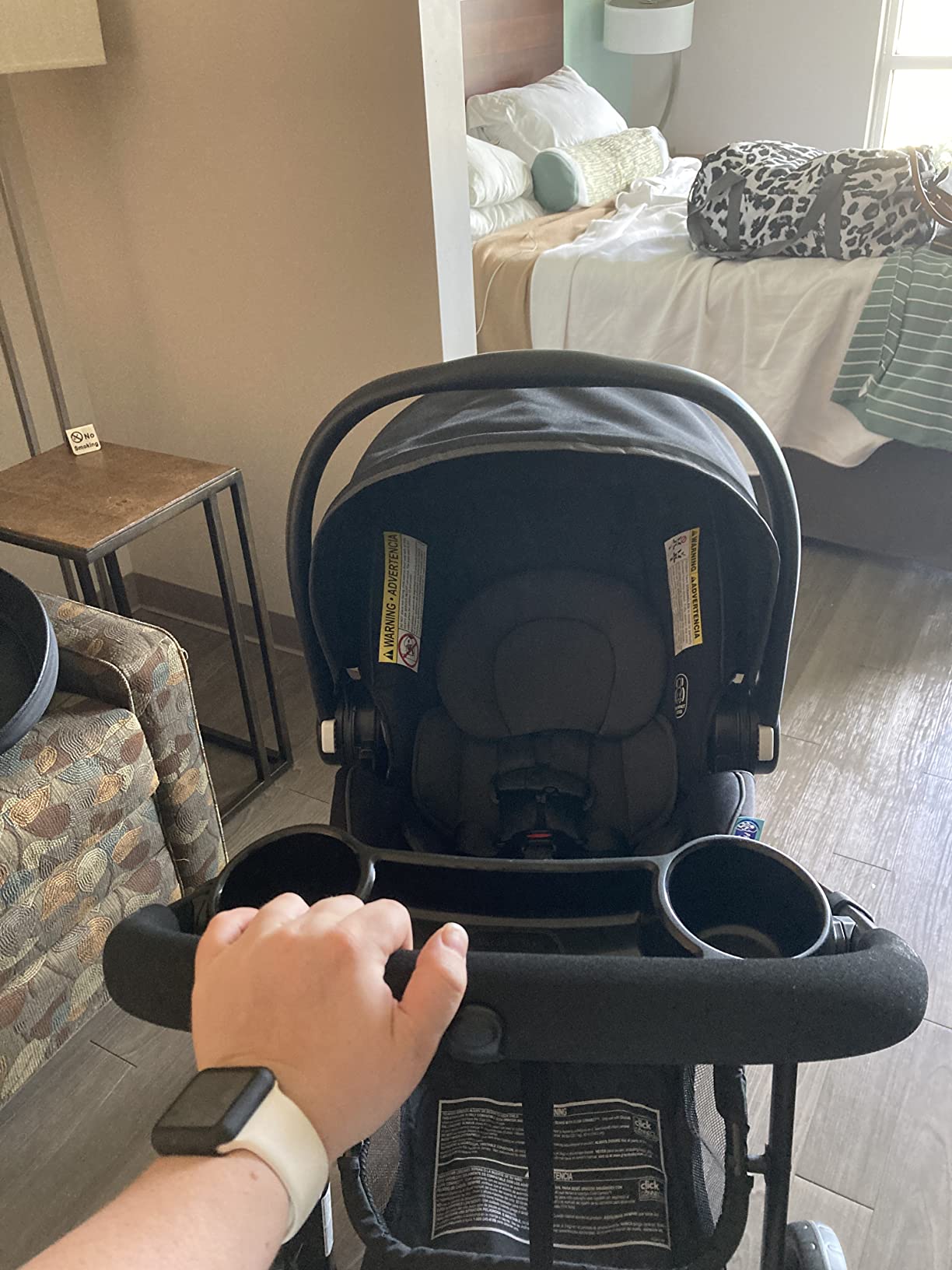 Graco Modes Element Travel System, Baby Car Seat and Stroller Combo, Includes: SnugRide Lite LX Infant Car Seat and Reversible Baby Stroller, Great Gift for New Parents, Canter customer photo 1