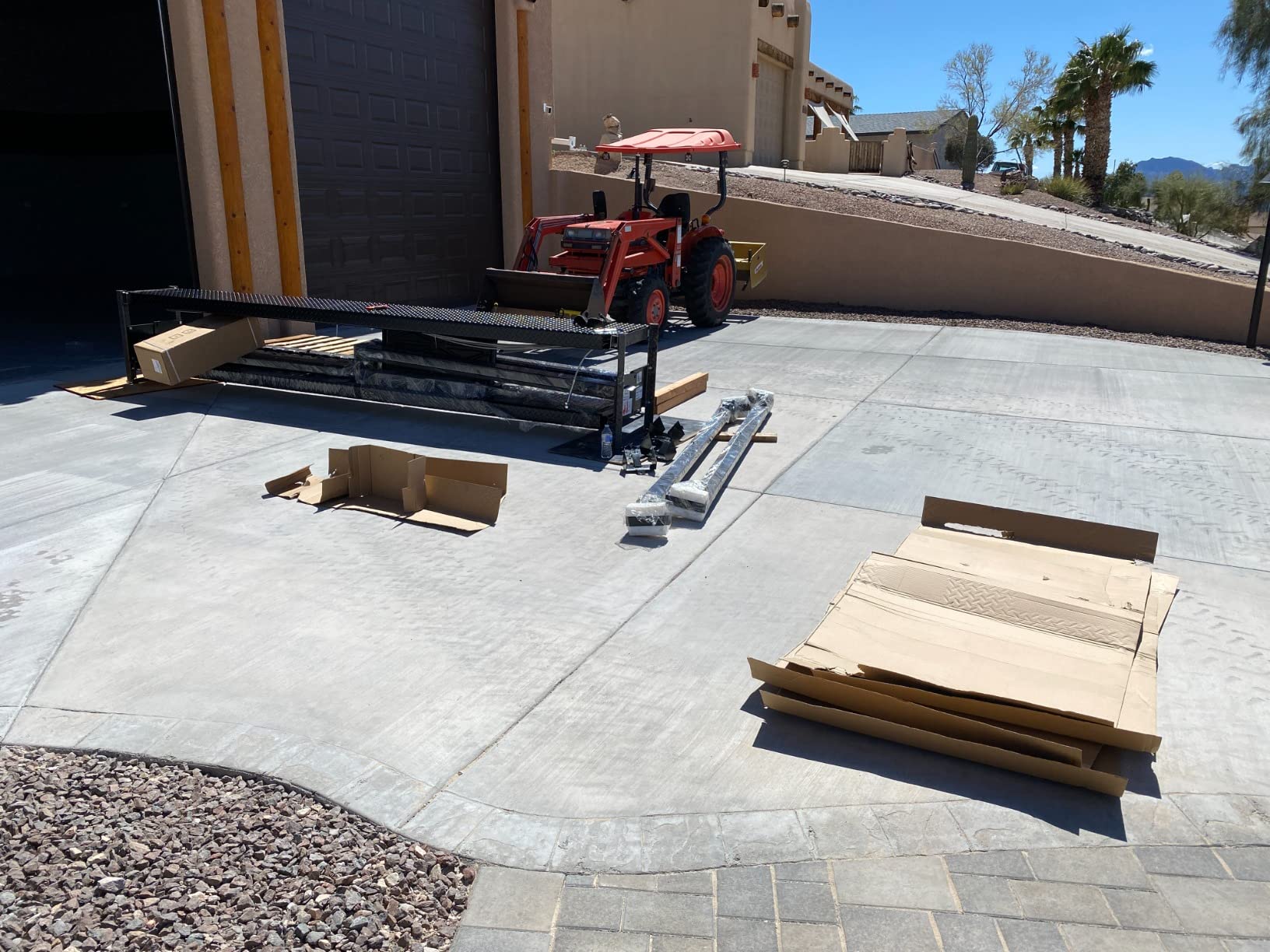 APlusLift HW-8S 8000LB 4-Post Storage Service Car Lift 3 Year Warranty customer photo 1