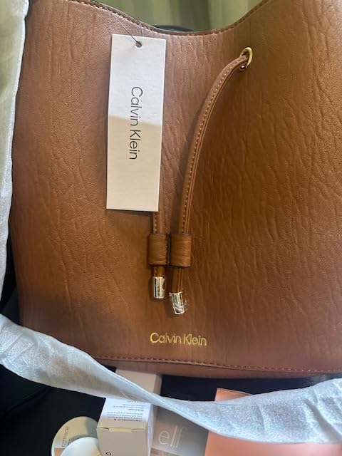 Calvin Klein Women's Gabrianna Novelty Bucket Shoulder Bag customer photo 1