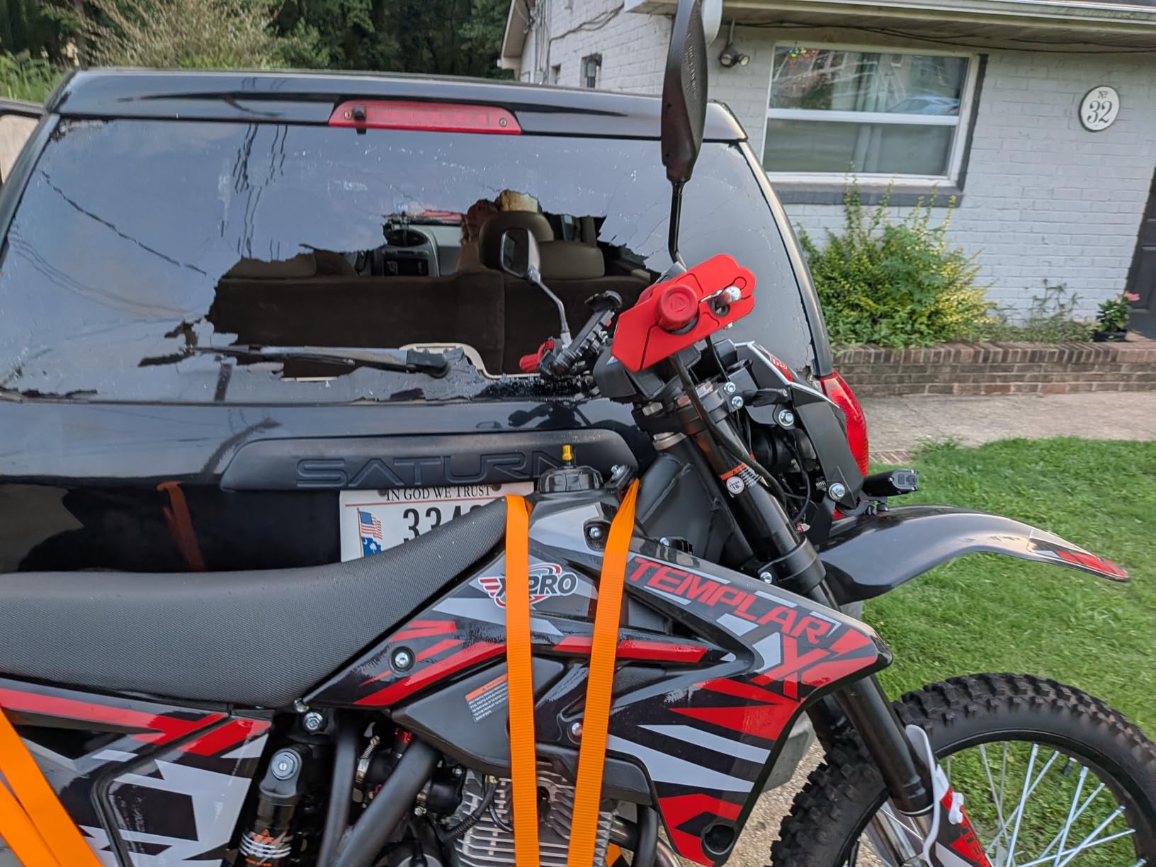 ECOTRIC 500LBS Motorcycle Trailer Hitch Carrier Scooter Dirt Bike Hauler customer photo 2